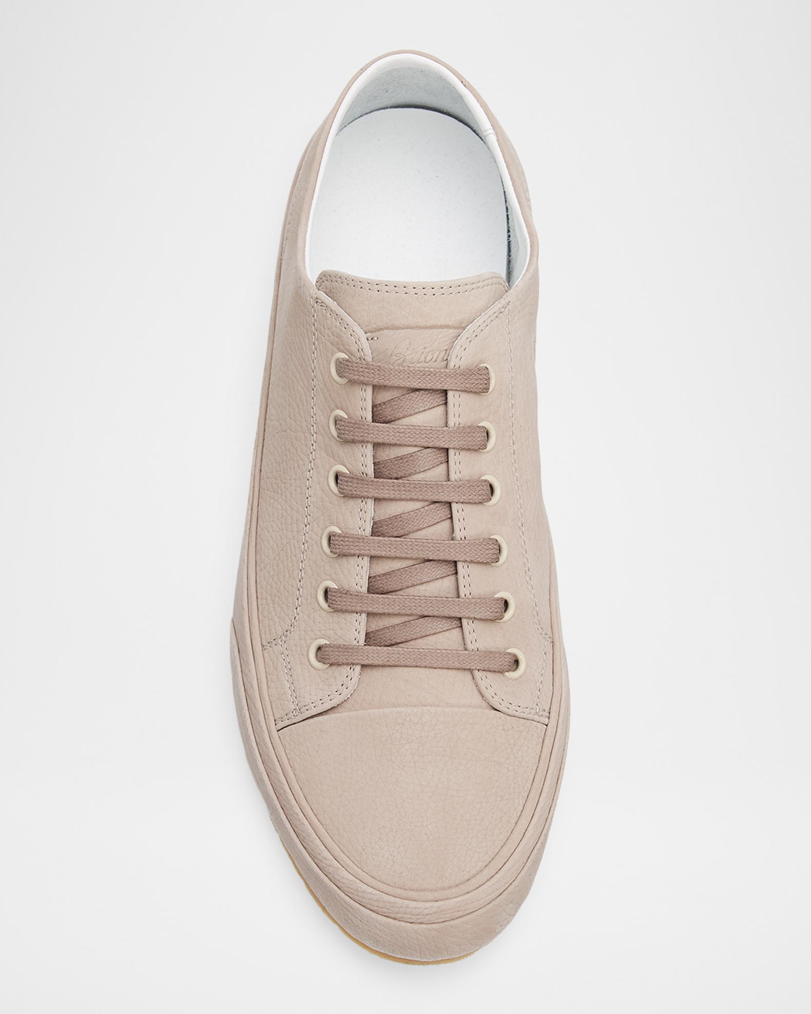 Brioni Men's Tennis Leather Tonal-Midsole Low-Top Sneakers