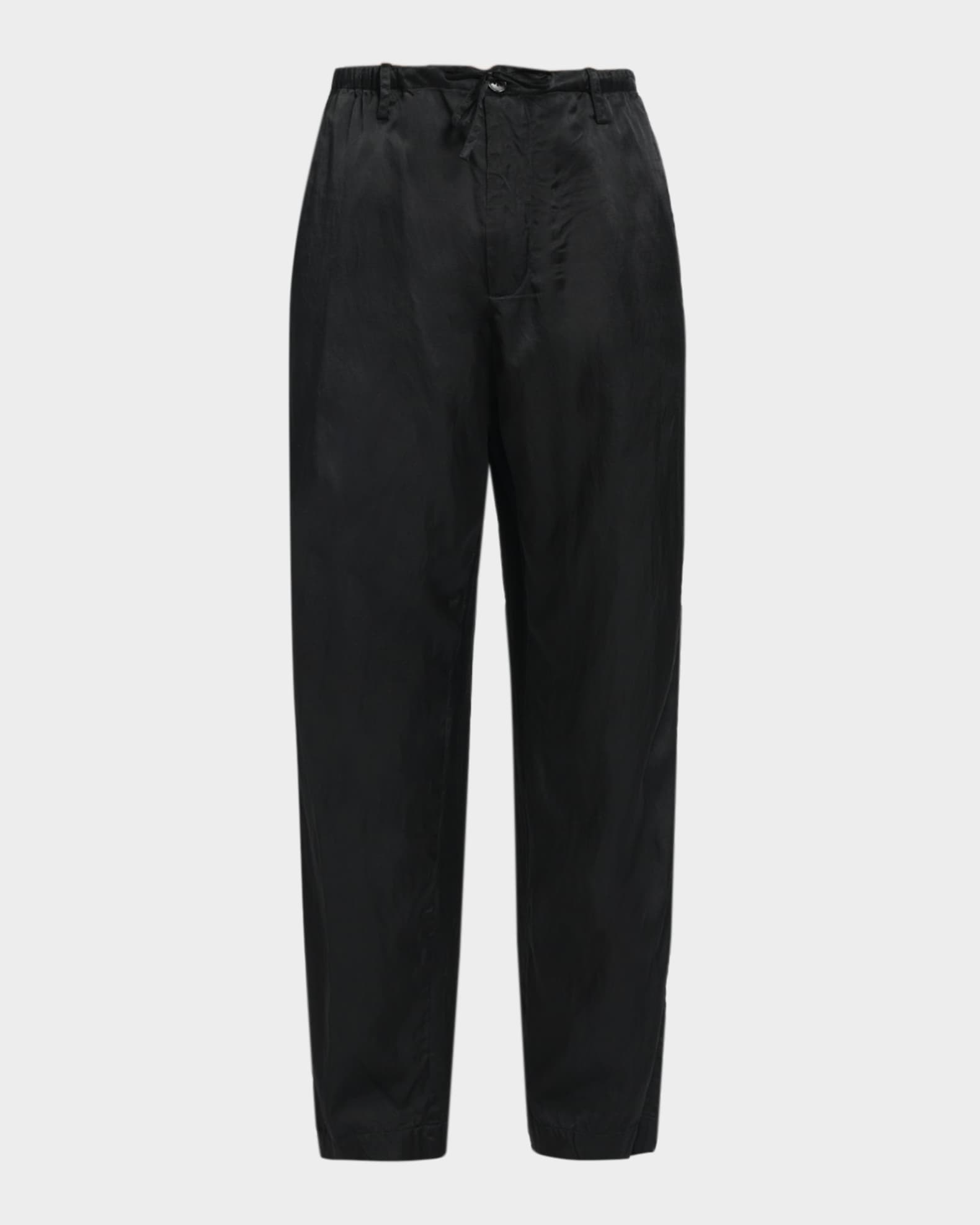Dries Van Noten Men's Penny Straight-Fit Drawstring Pants | Neiman