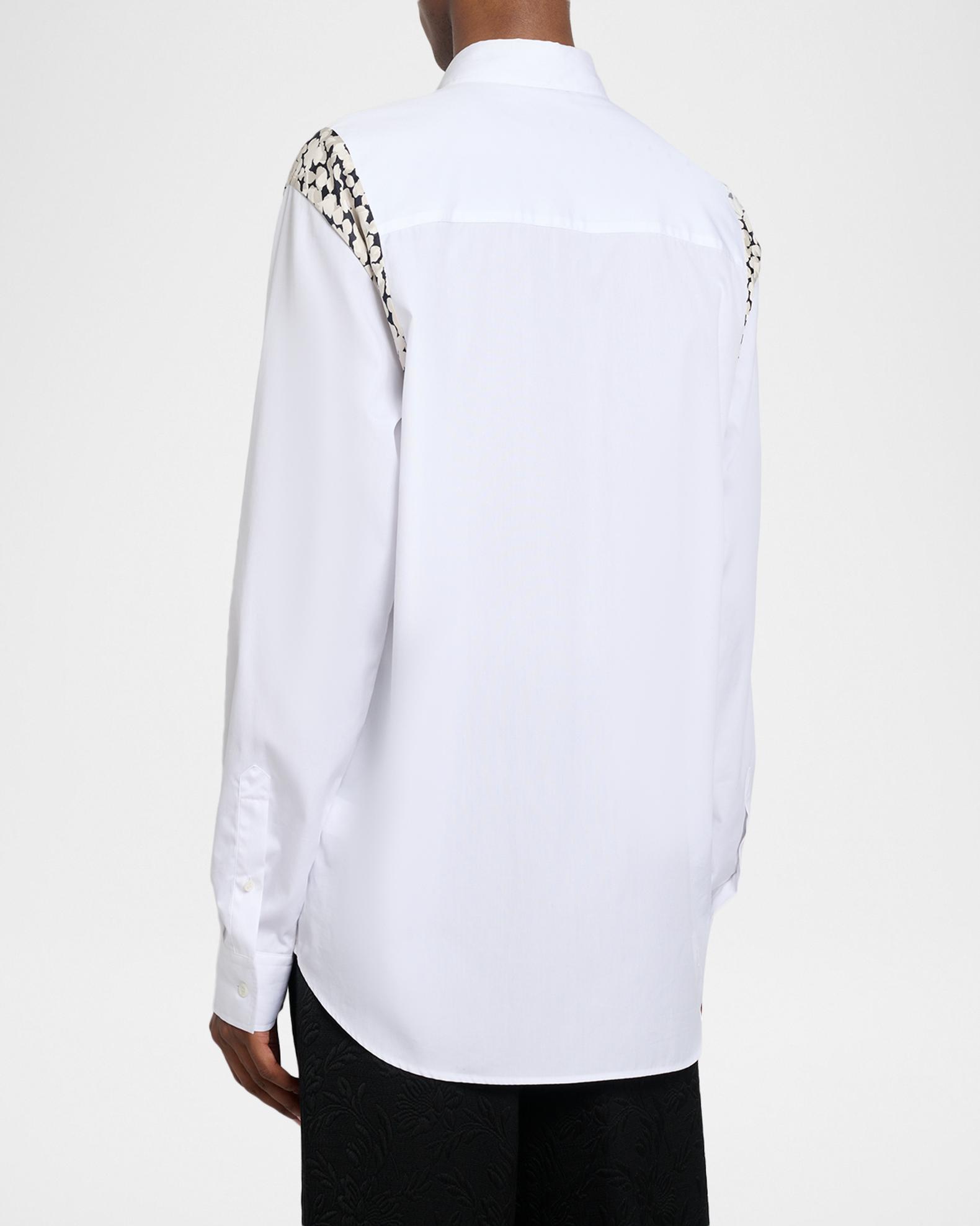 Dries Van Noten Men's Capers Contrast-Panel Cotton Button-Down Shirt ...
