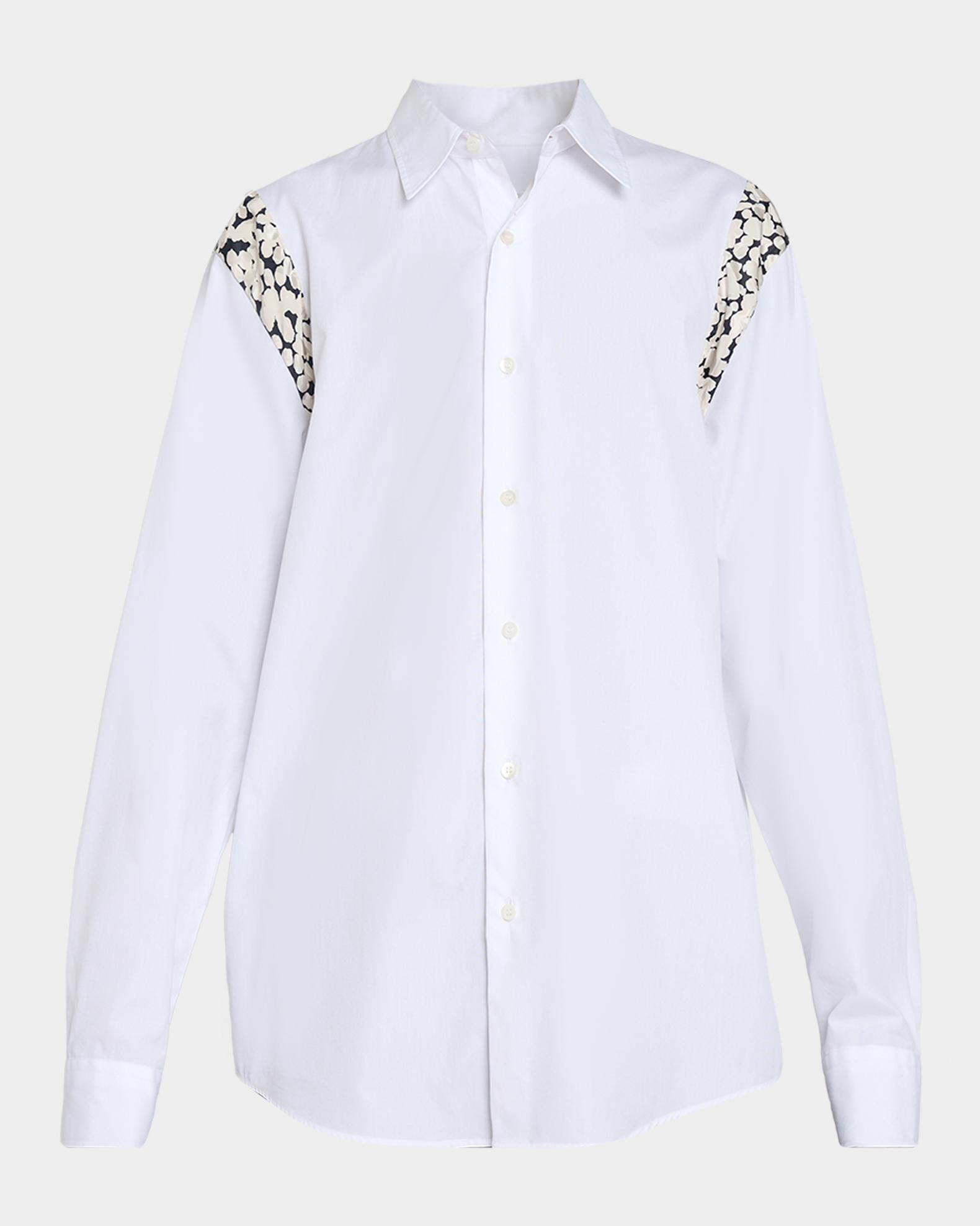 Dries Van Noten Men's Capers Contrast-Panel Cotton Button-Down Shirt ...