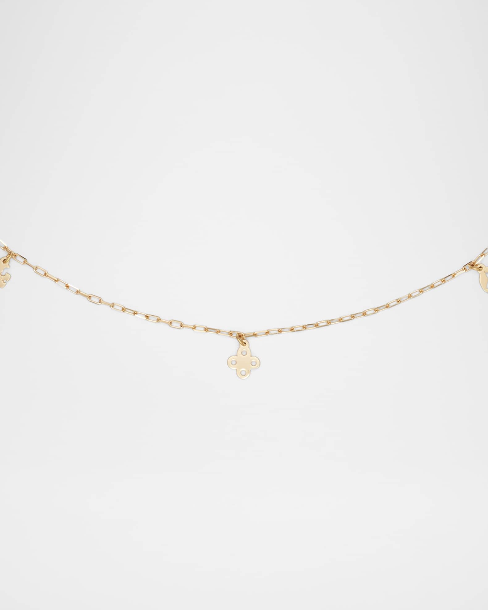 チャーム KIRA Tory Burch Kira Clover Multi Charm Necklace | Neiman Marcus