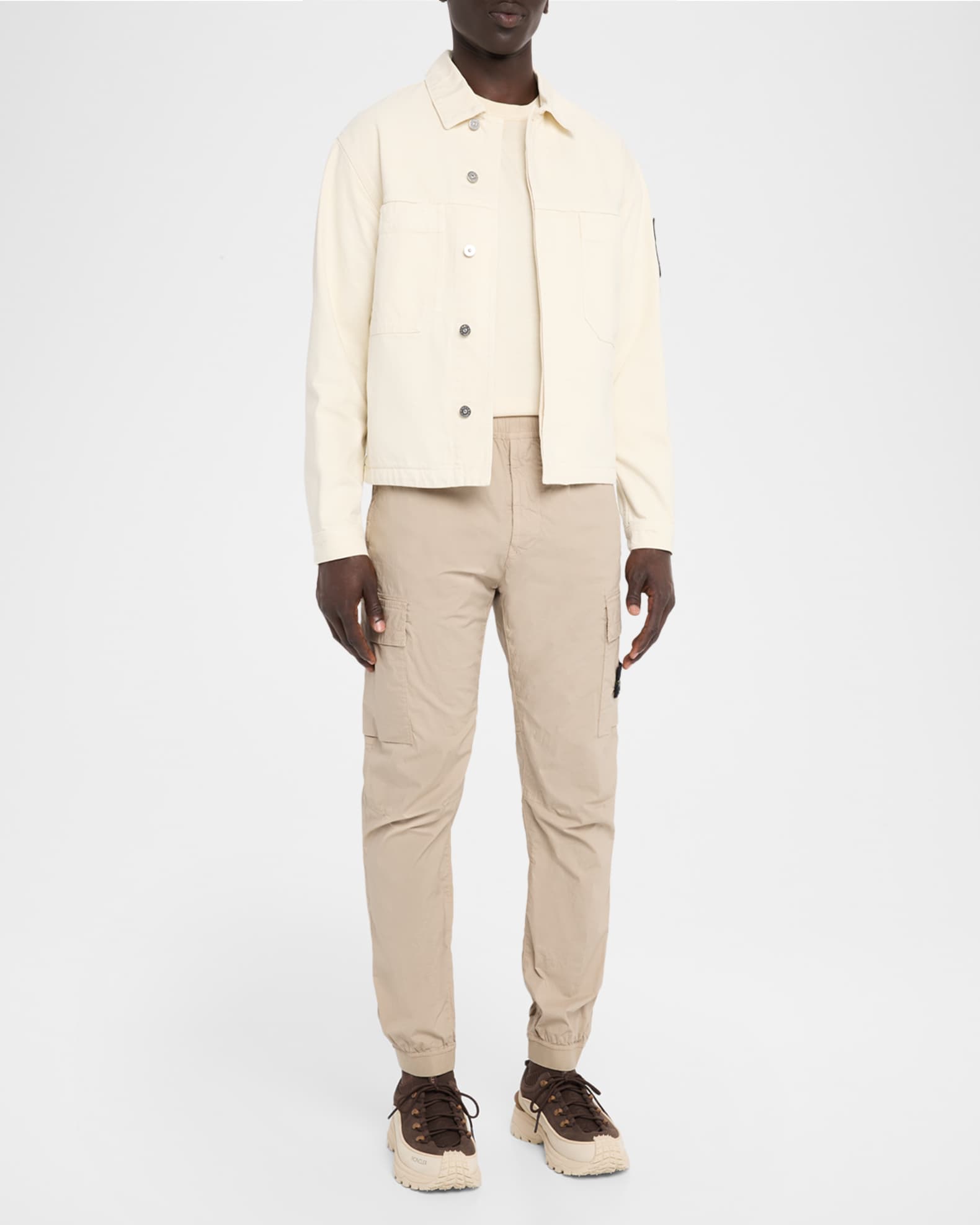 Stone Island Men's Light Bull Denim-TC Jacket | Neiman Marcus