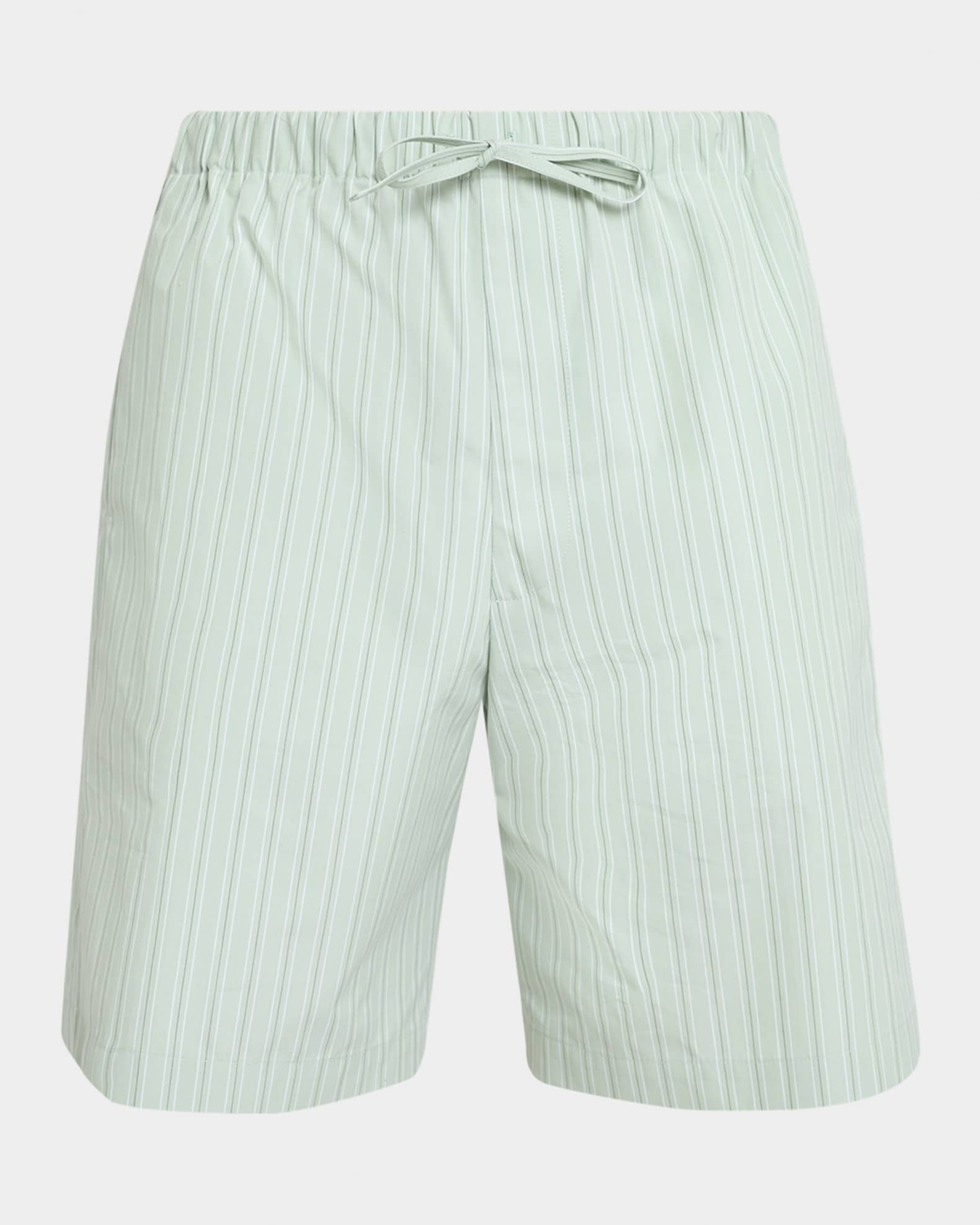 Dries Van Noten Men's Piperi Cotton Stripe Drawstring Shorts
