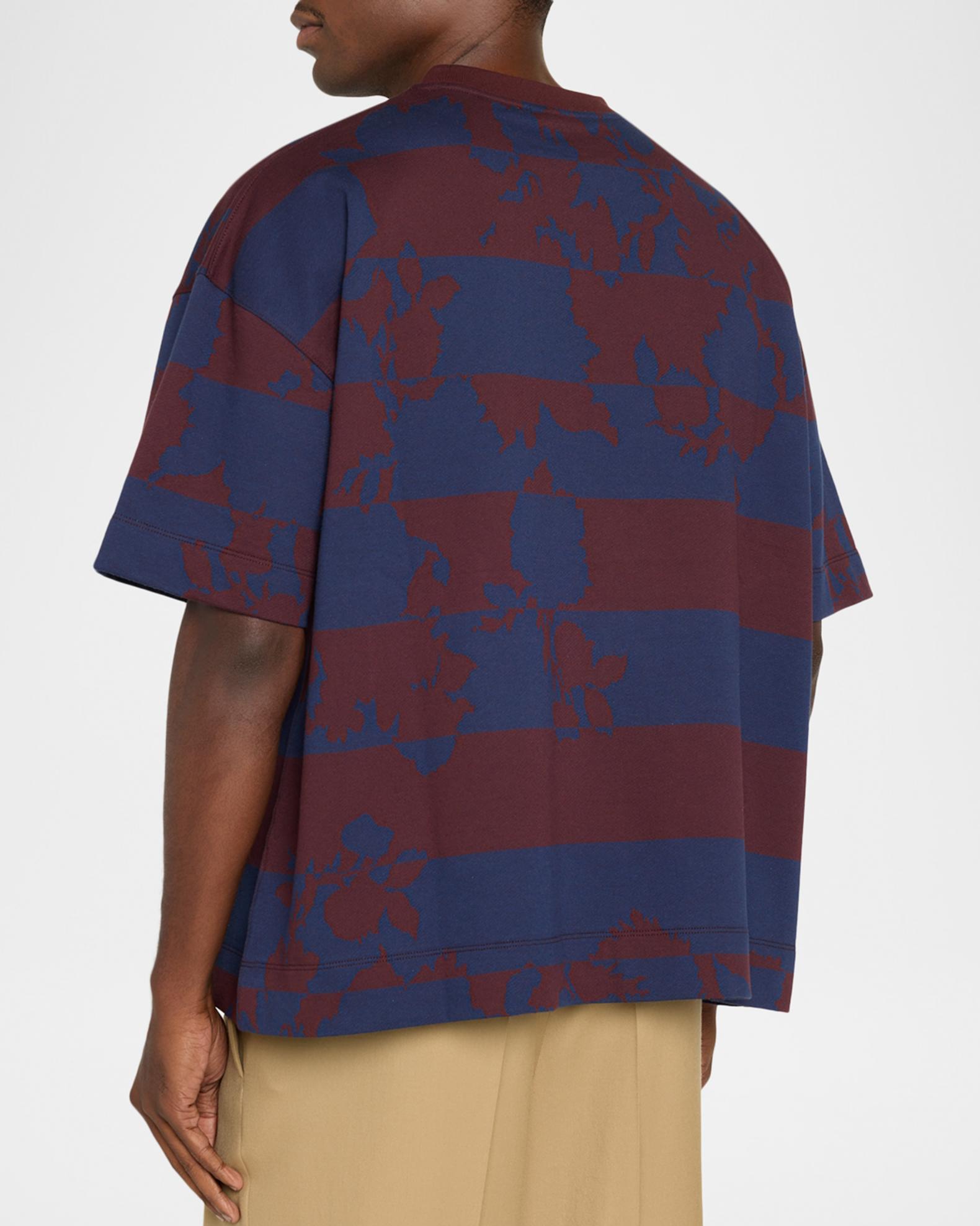美品　DRIES VAN NOTEN デザインカットソー サイズM ネイビー Dries Van Noten Men's Huno Printed Cotton T-Shirt | Neiman Marcus