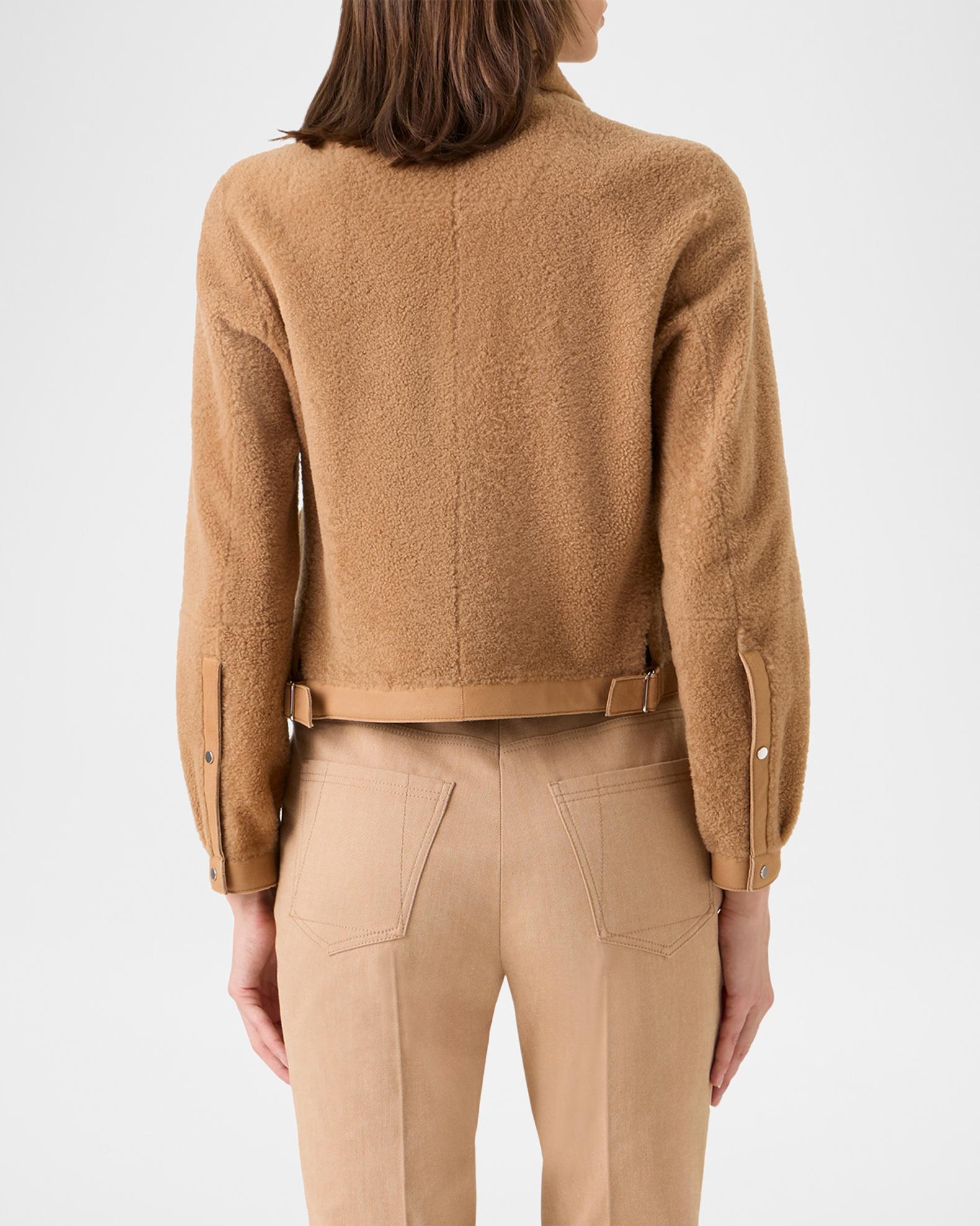 Akris Sady Lamb Shearling Short Jacket | Neiman Marcus