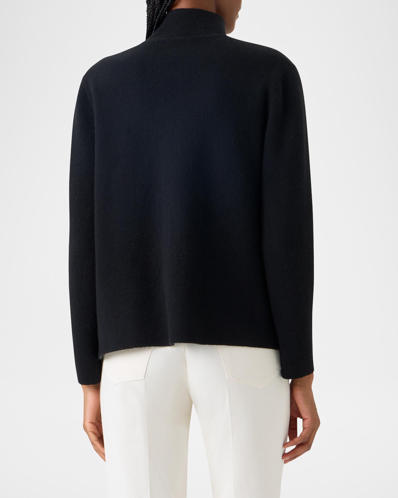 Akris Cashmere Reversible Zebra Knit Cardigan | Neiman Marcus