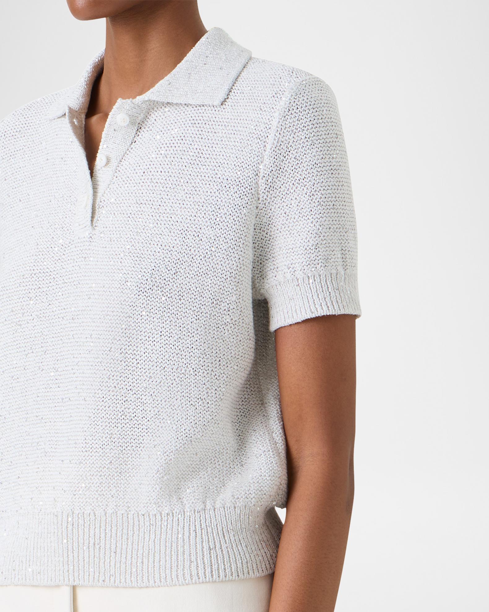 Akris Micro Sequined Short Knit Sweater | Neiman Marcus