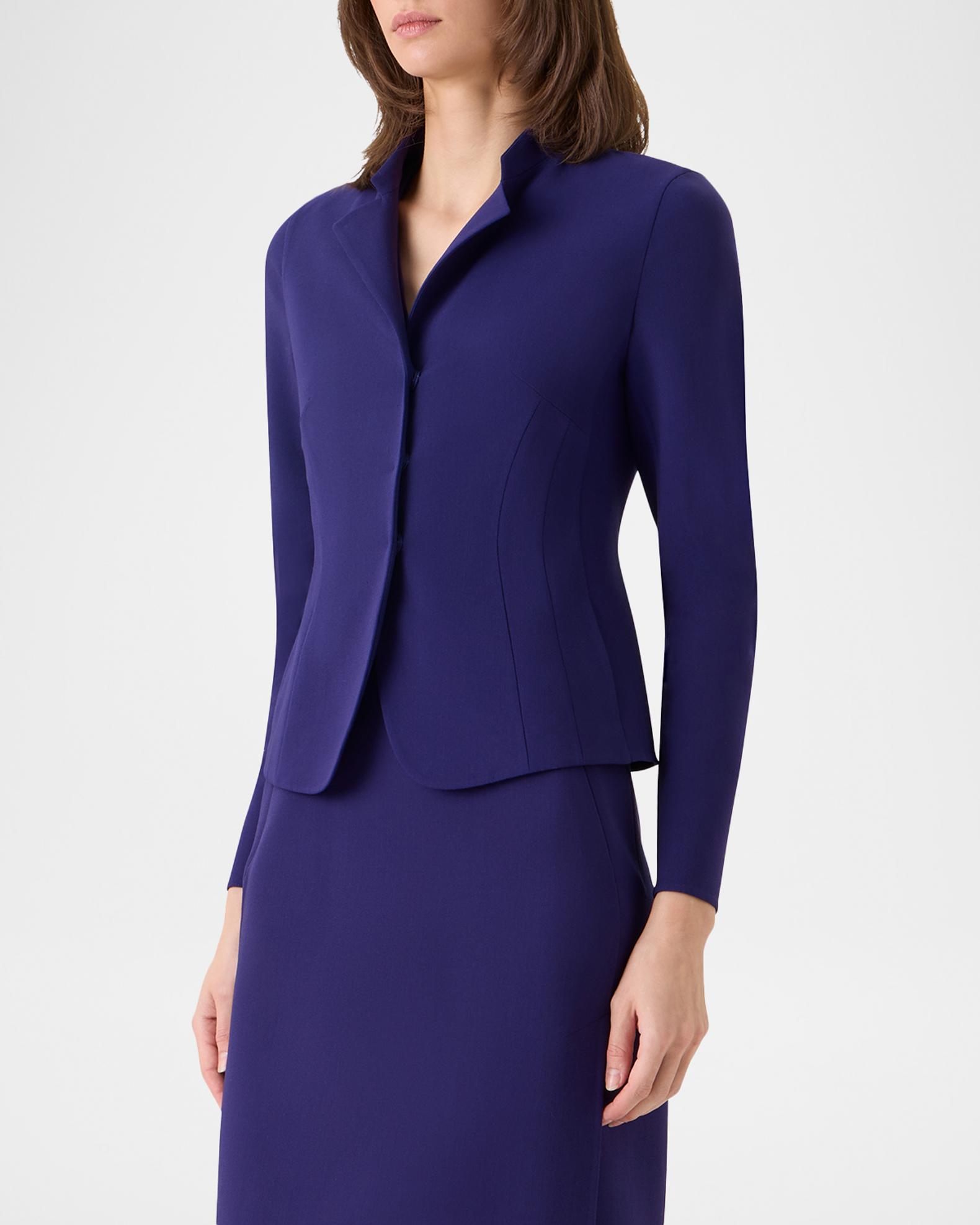 Akris Hamer Bi-Stretch Wool Double-Face Short Jacket | Neiman Marcus