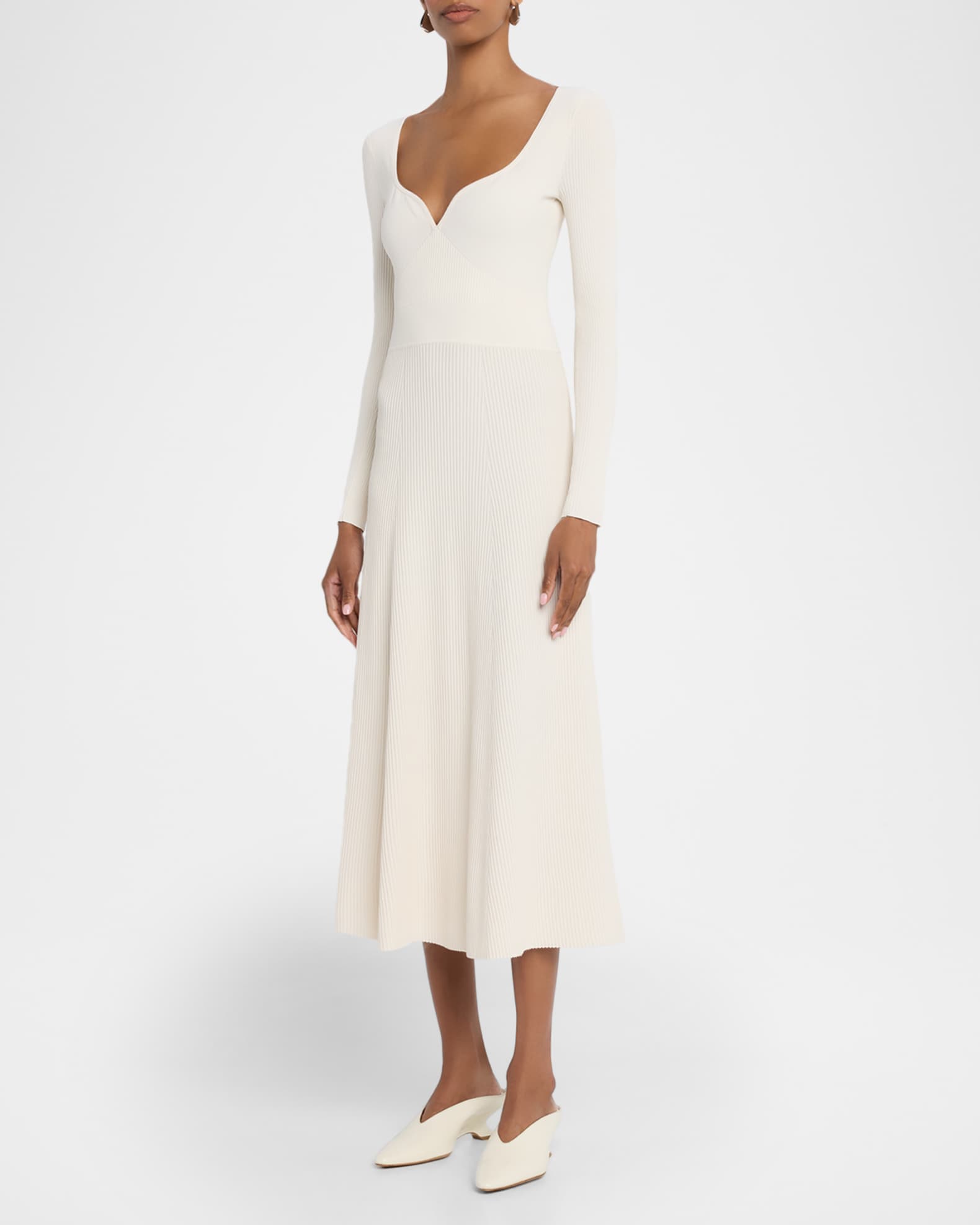 knee length dresses for ladies Jane Black Long Sleeve Dress main image 0