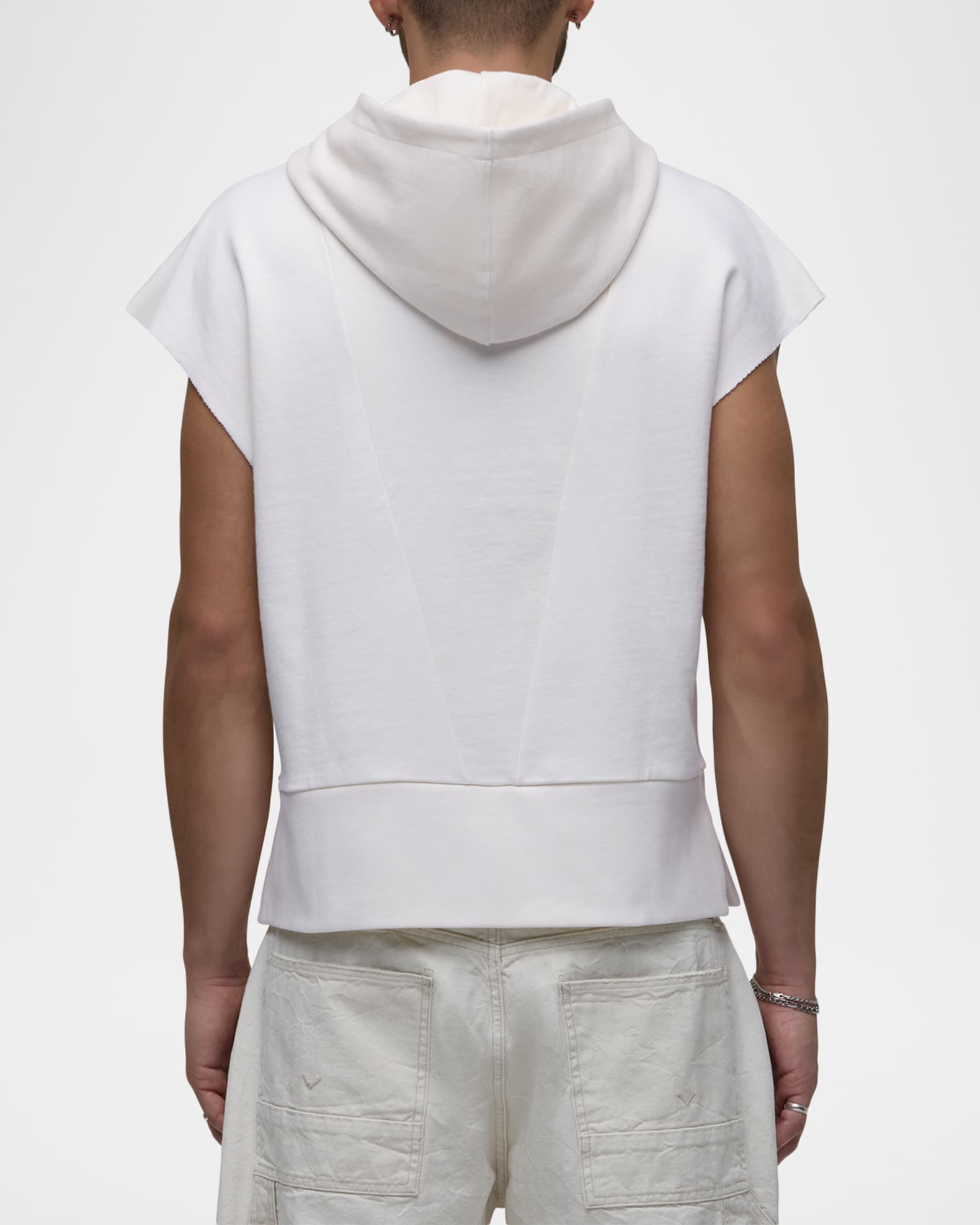 Hudson Men's Viper Cotton Logo Sleeveless Hoodie | Neiman Marcus