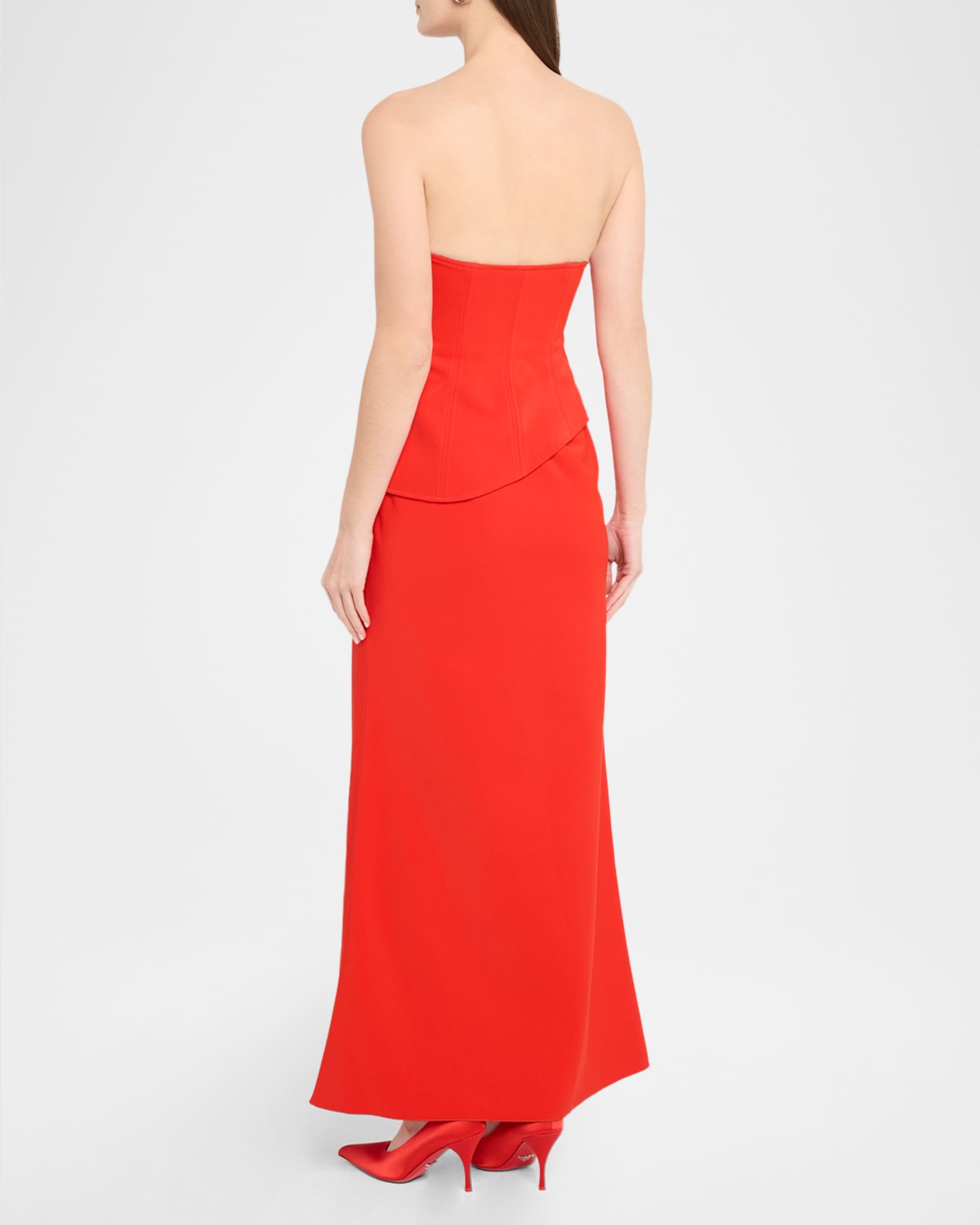 acler blue strapless dress Acler Online AU Prussian Blue Maxi Dress, AU14 US10