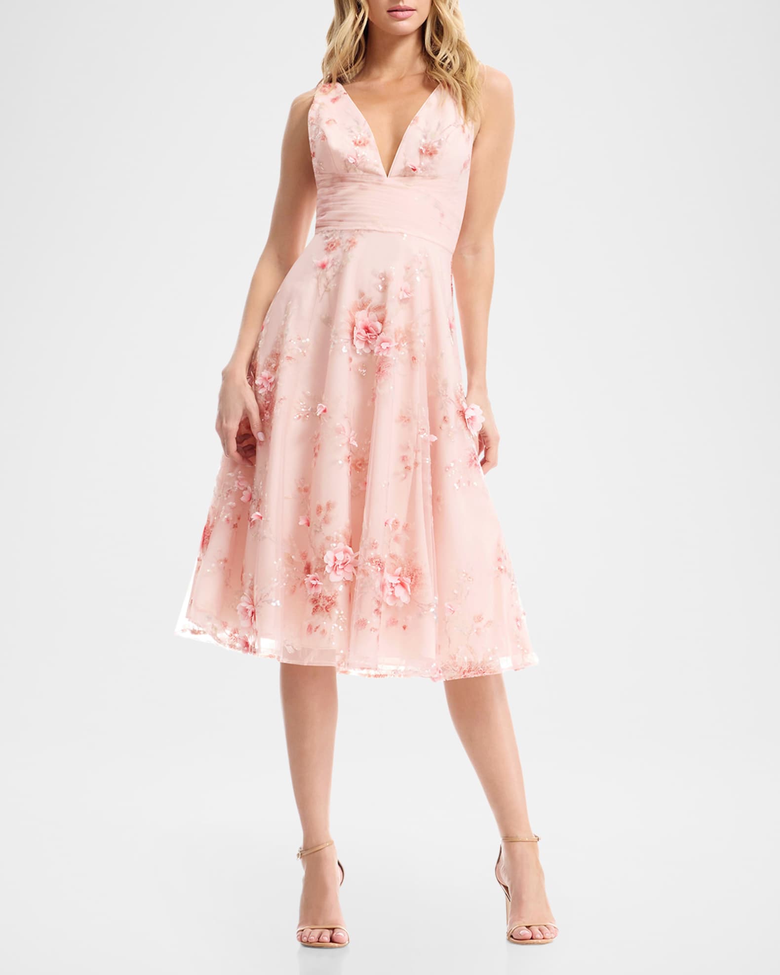 dress the population rose gold Dress the Population Elisa Dress - DUSTY PINK Multi - PINK