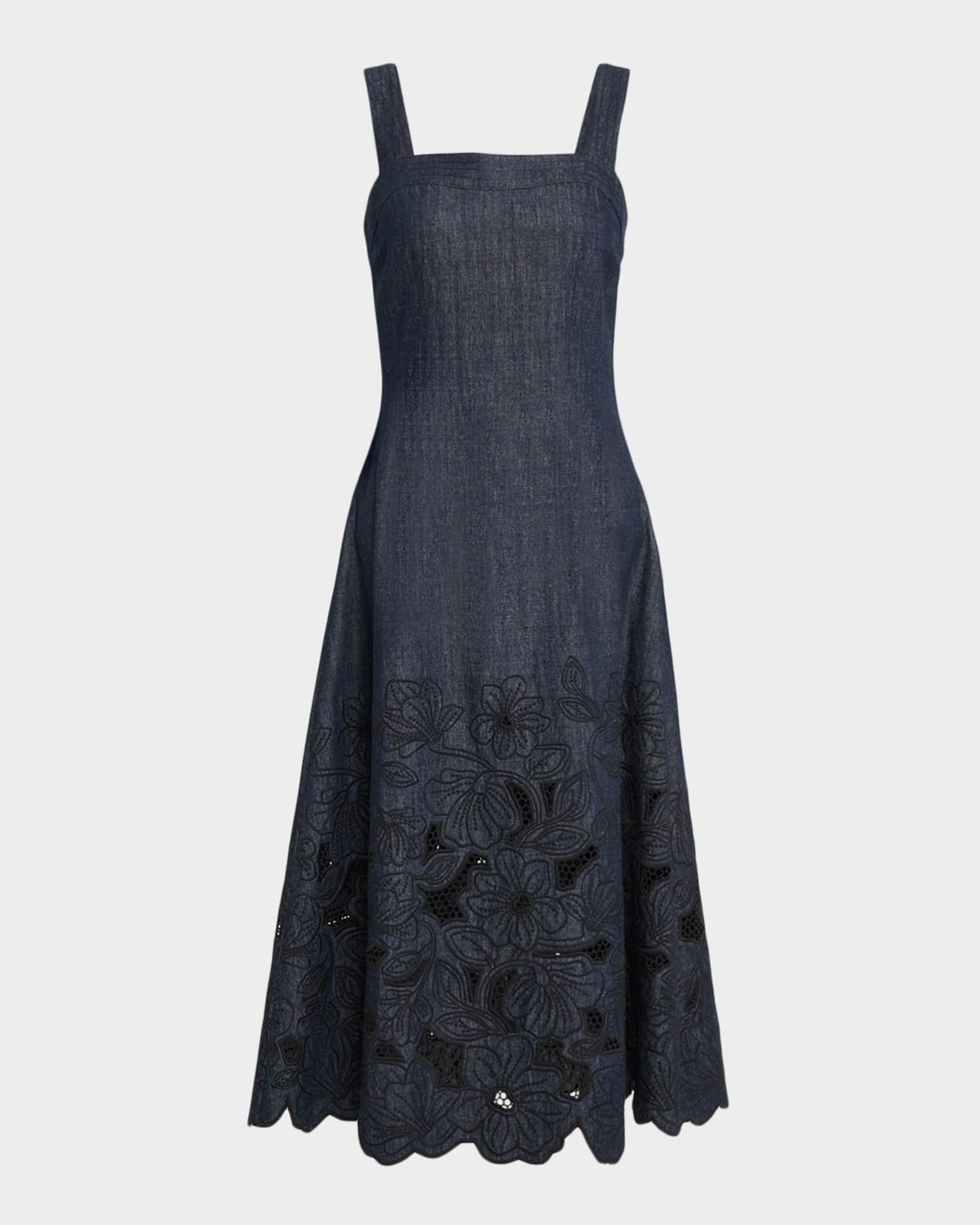 chinese dress ladies Teresia Lace Mini Dress in Dove main image 0