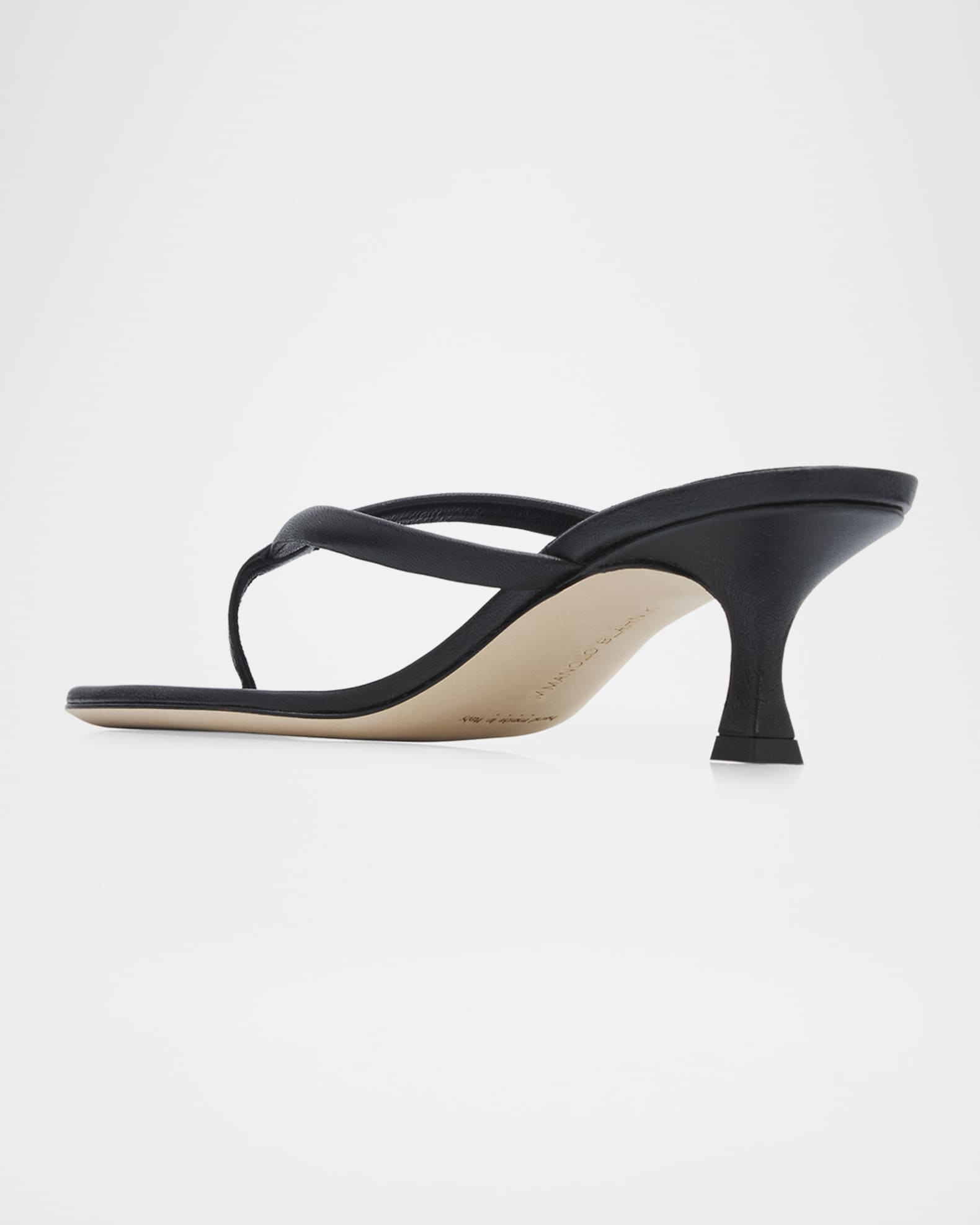 50mm Paterno Leather Thong Sandals | Neiman Marcus