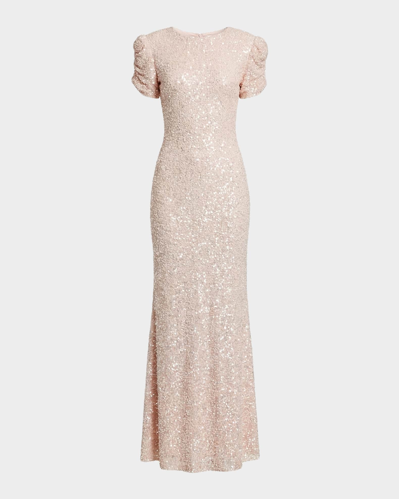 classy bridesmaid dresses V-Neck Elegant Pleats Short Sleeves Long Chiffon Bridesmaid Dresses