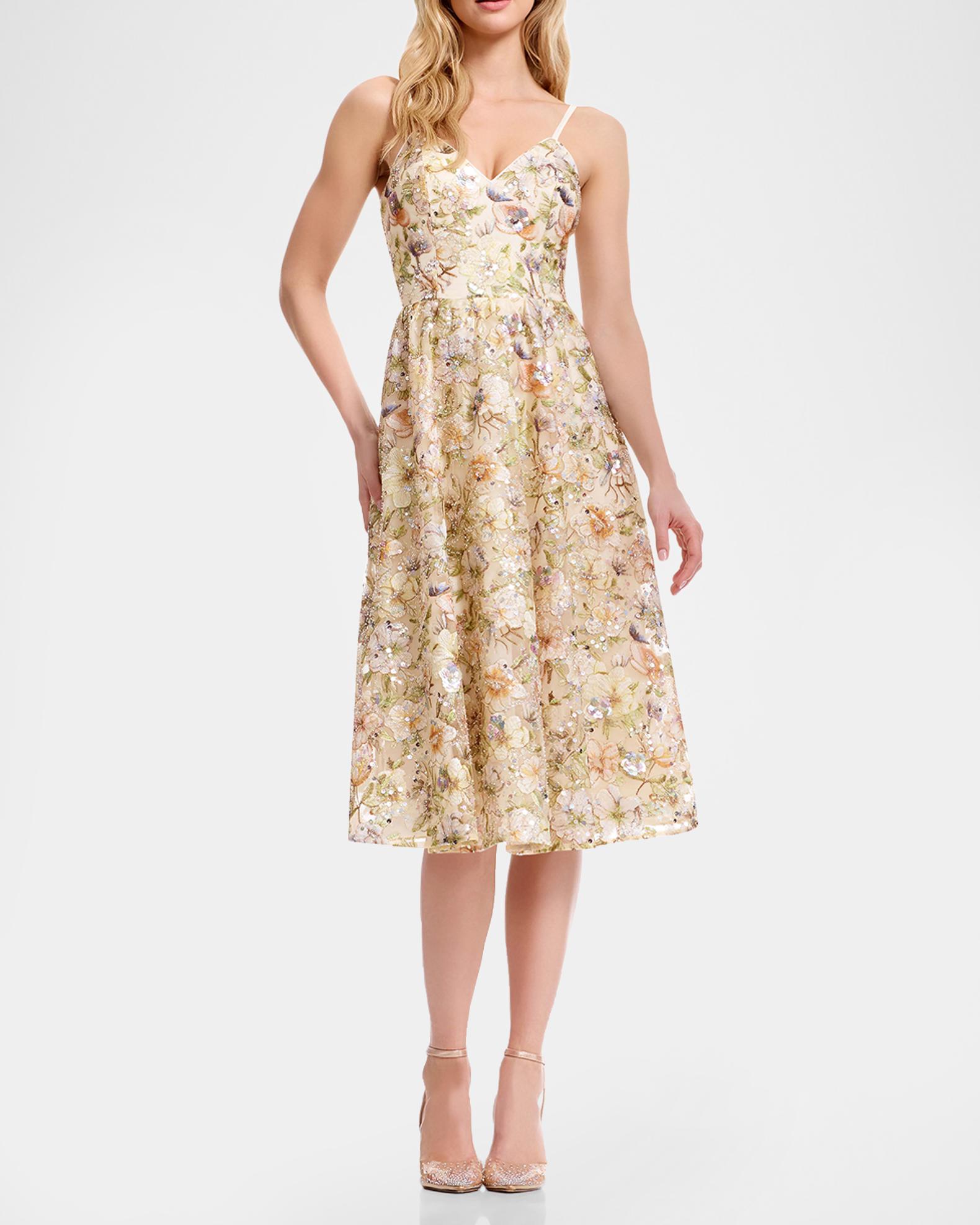 dress the population neiman marcus Giovanna Sleeveless Sequin Mermaid Gown