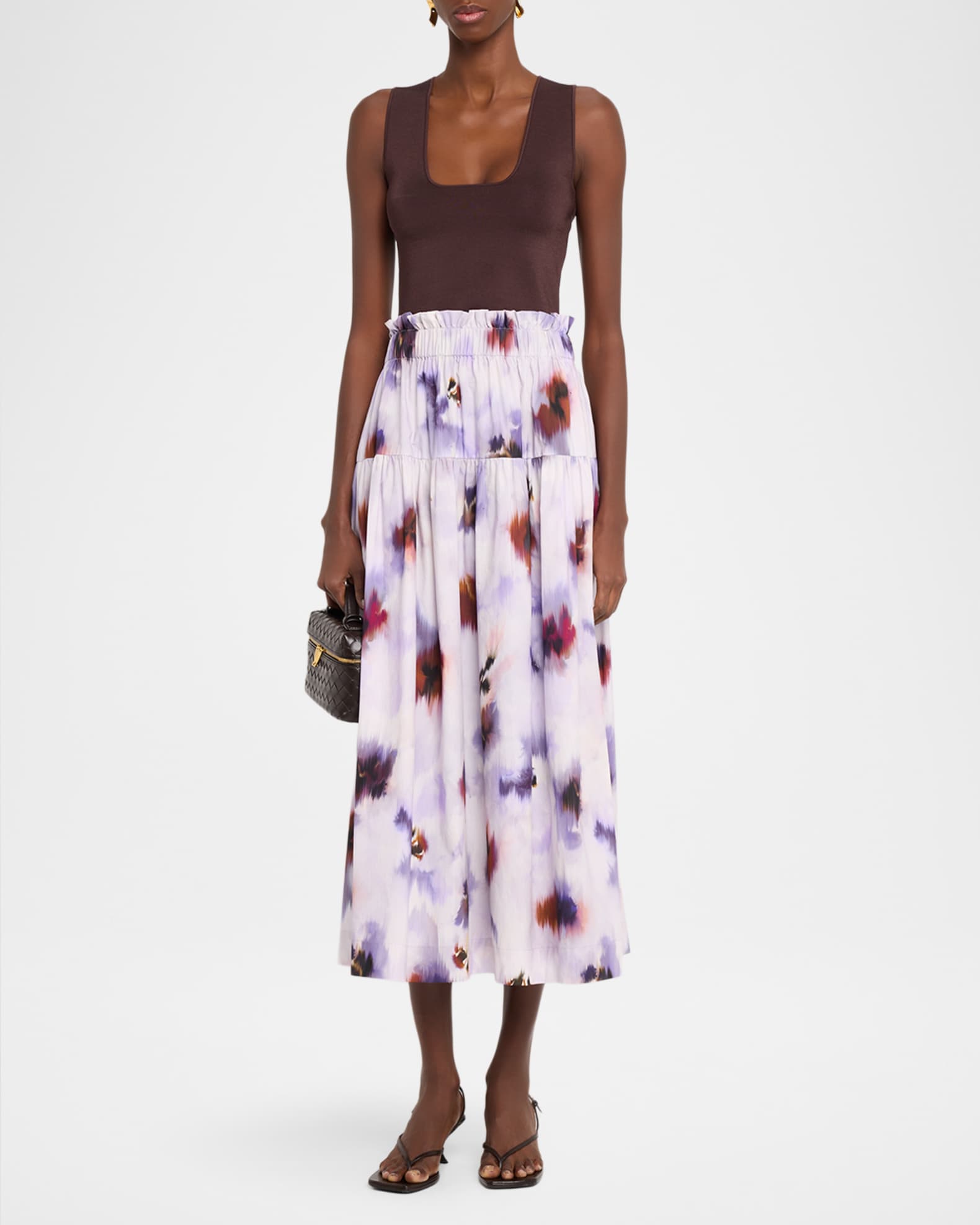 A.L.C. Jayden Floral A-Line Skirt | Neiman Marcus