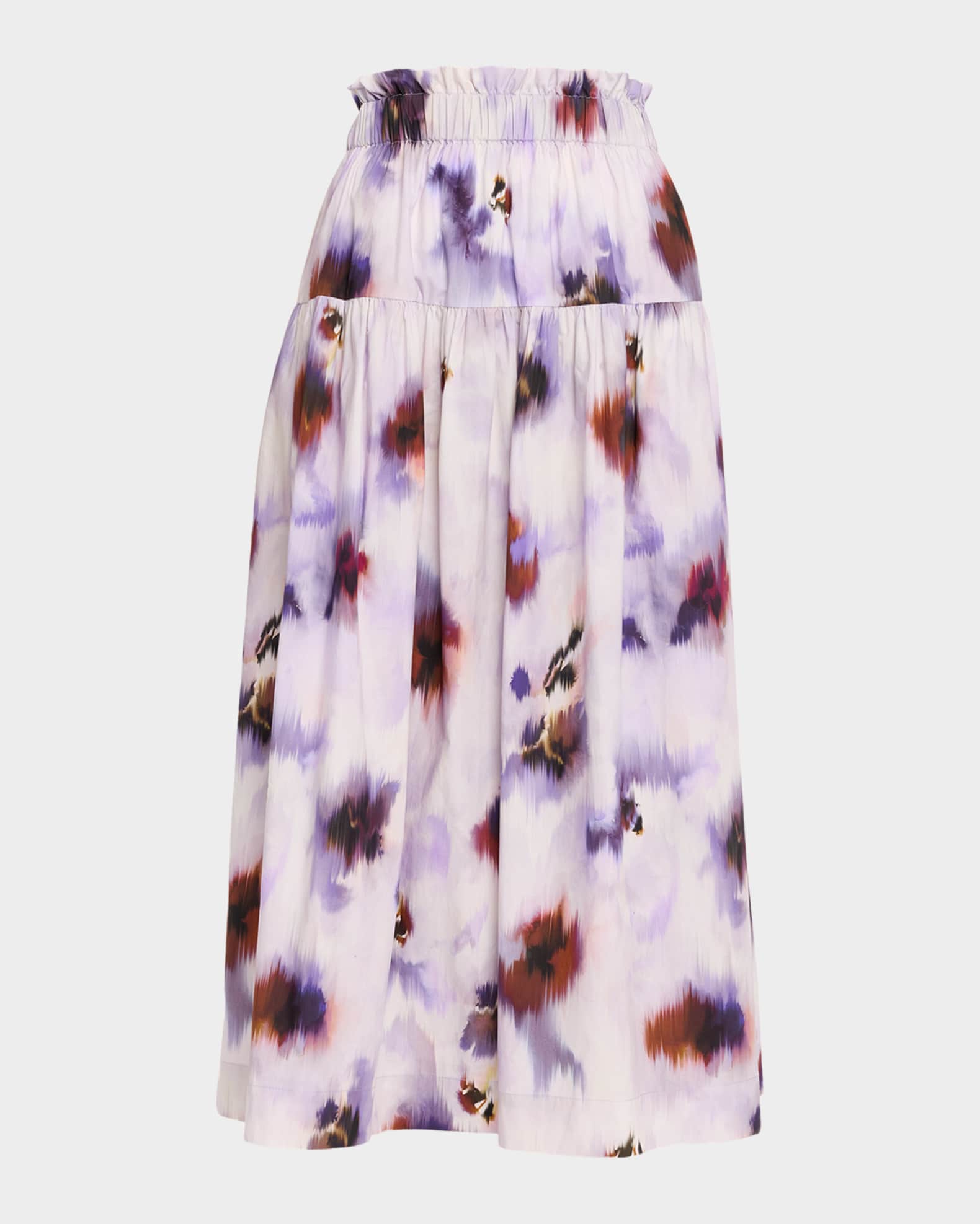 AmeriCOLLAGE PRINT skirt sサイズ　新品タグ付き A.L.C. Jayden Floral A-Line Skirt | Neiman Marcus