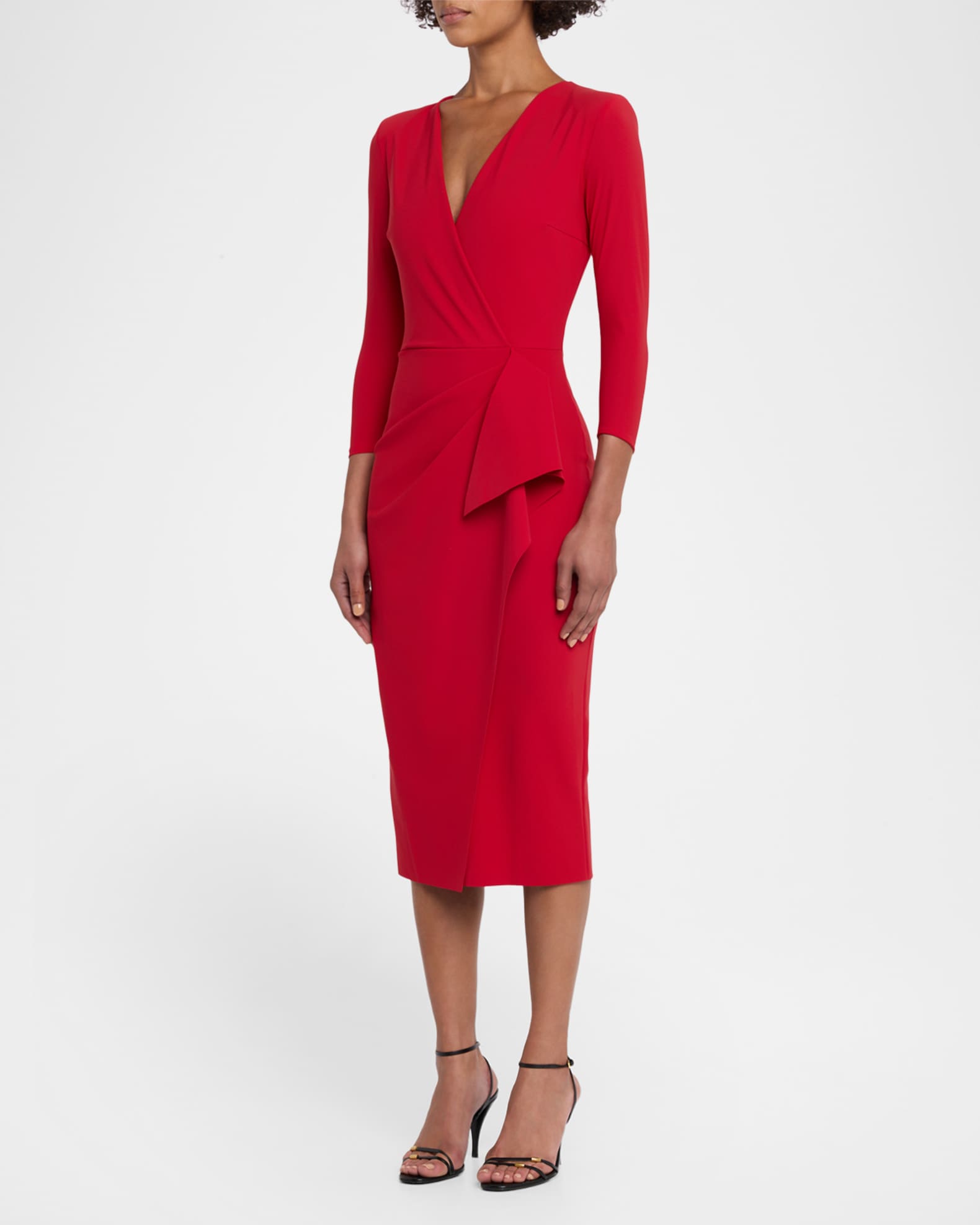 leah midi dress Leah Long-Sleeve Mini Dress in Foil Dot – Draper James