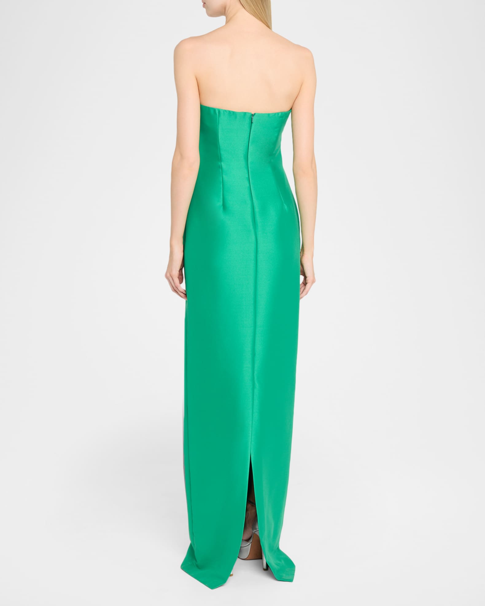 royal blue summer maxi dress Royal Blue Ruched Maxi Dress With Slit
