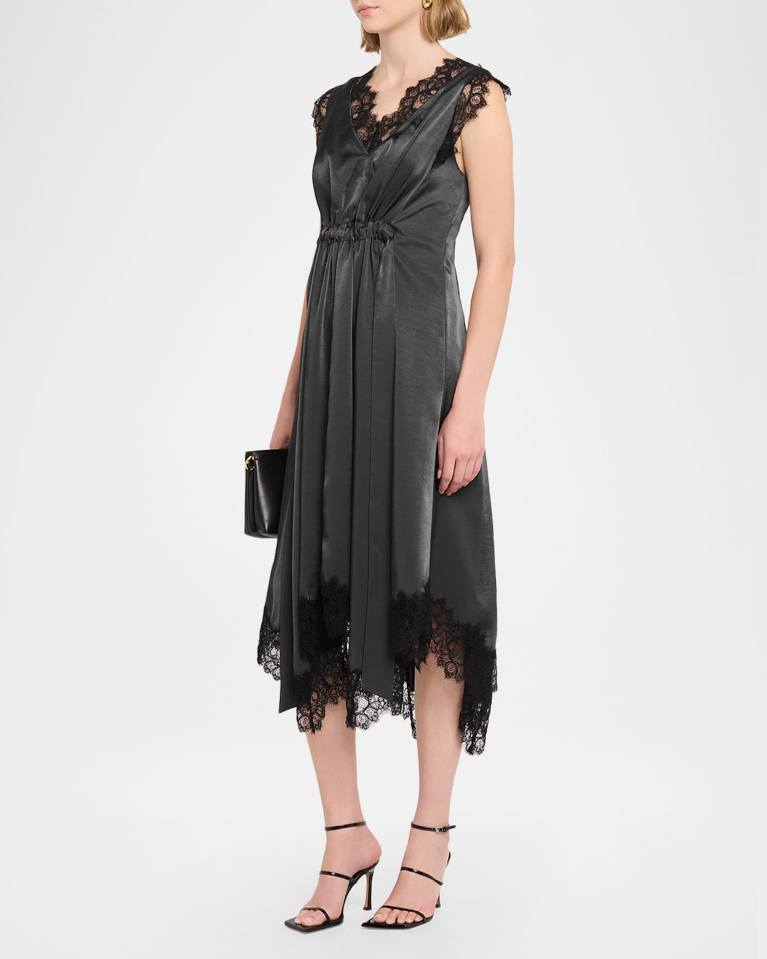 3.1 phillip lim midi dress sale 3.1 Phillip Lim Black Combo Midi Dress