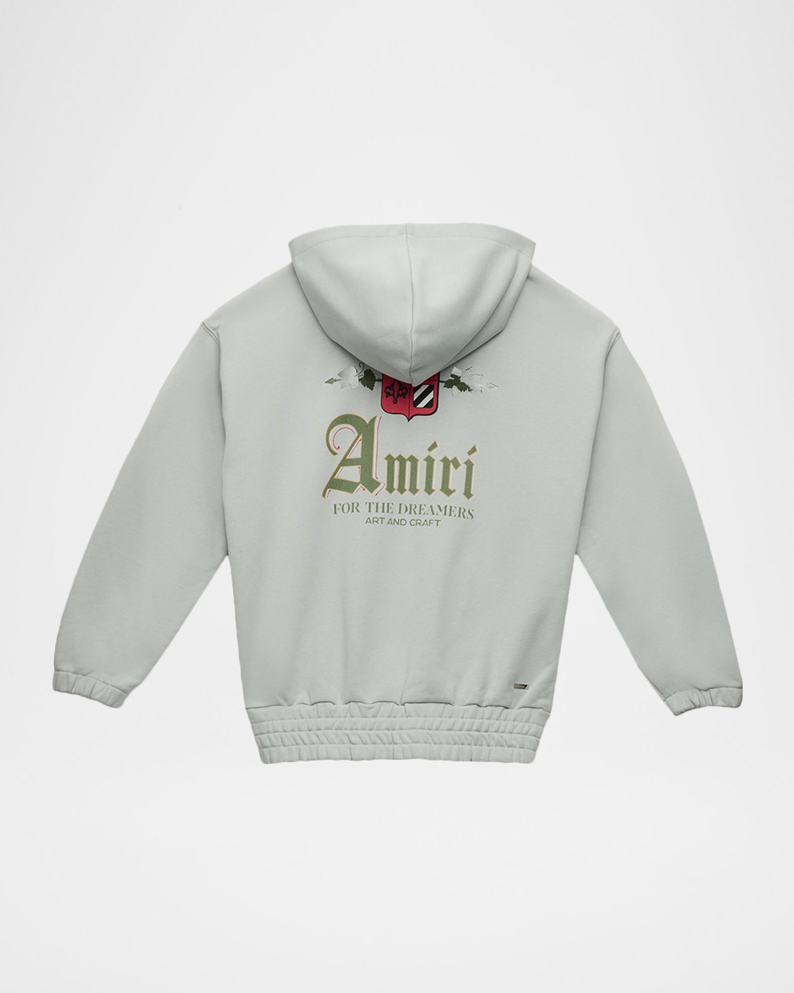 Amiri Kid's Chateau Crown Zip-Front Hoodie, Size 4-12 | Neiman Marcus
