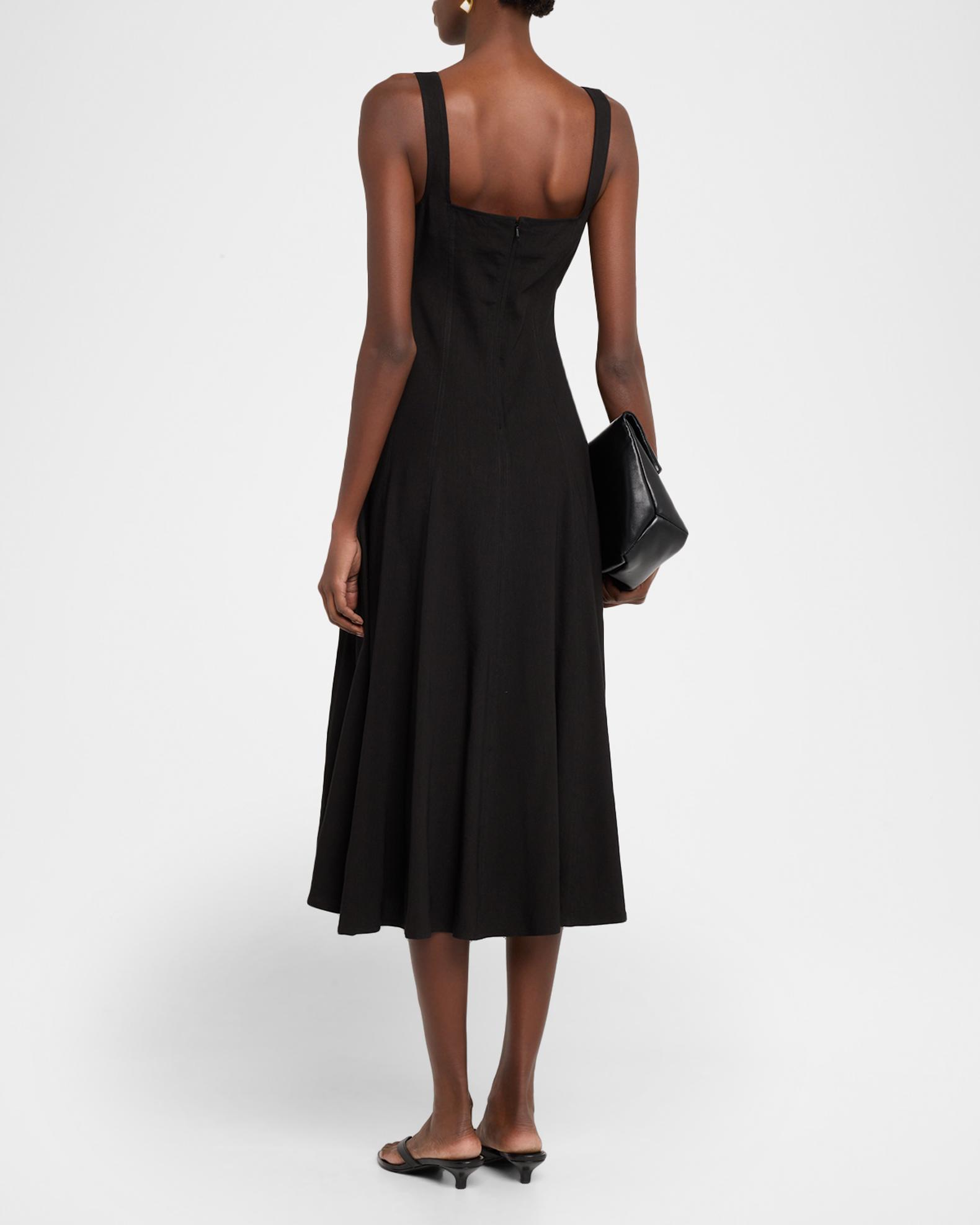 hayes pleated maxi dress Allsaints Hayes Dress In Black - 30% Off