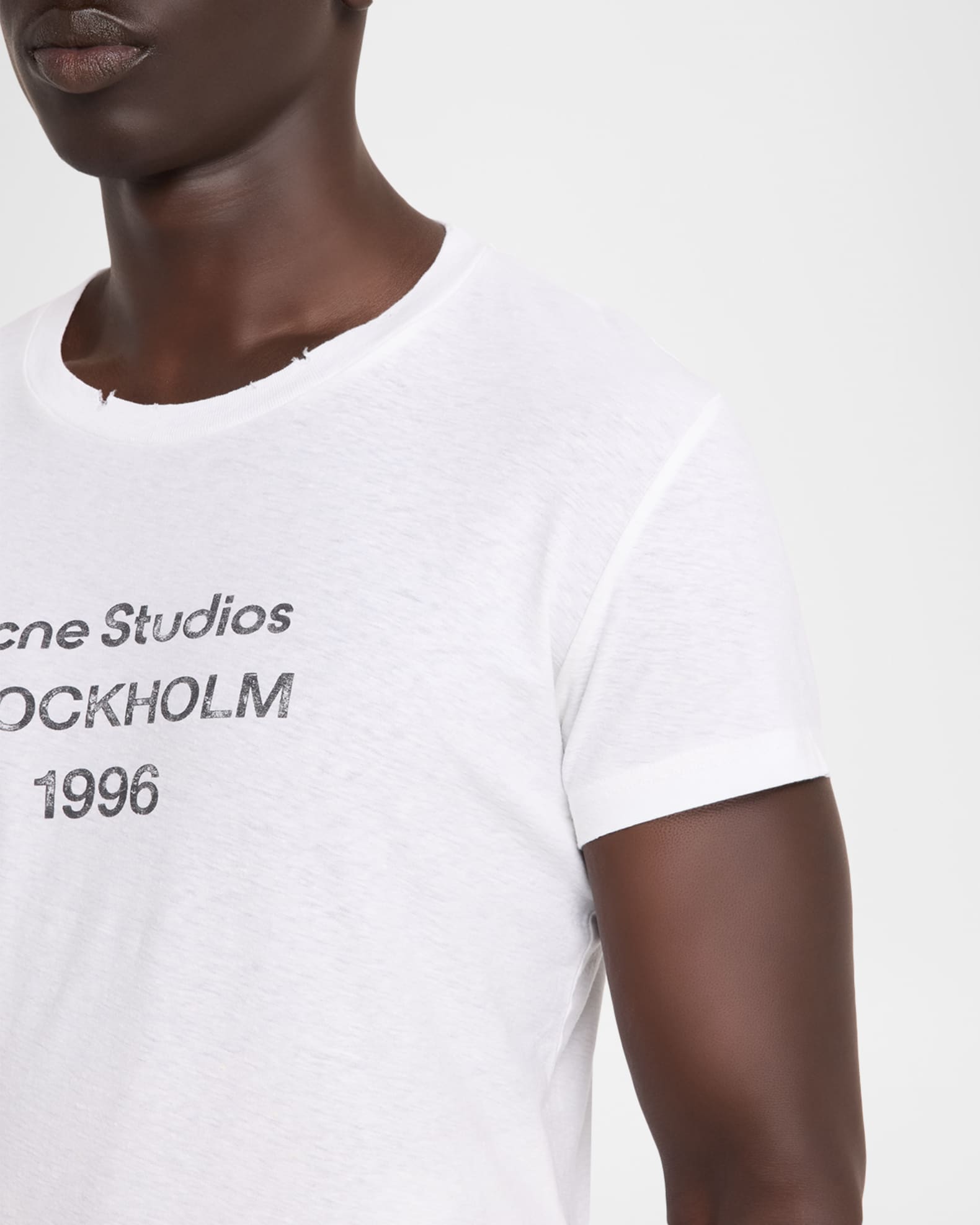 Acne Studios Men's Etza 1996 Logo Crewneck T-Shirt | Neiman Marcus