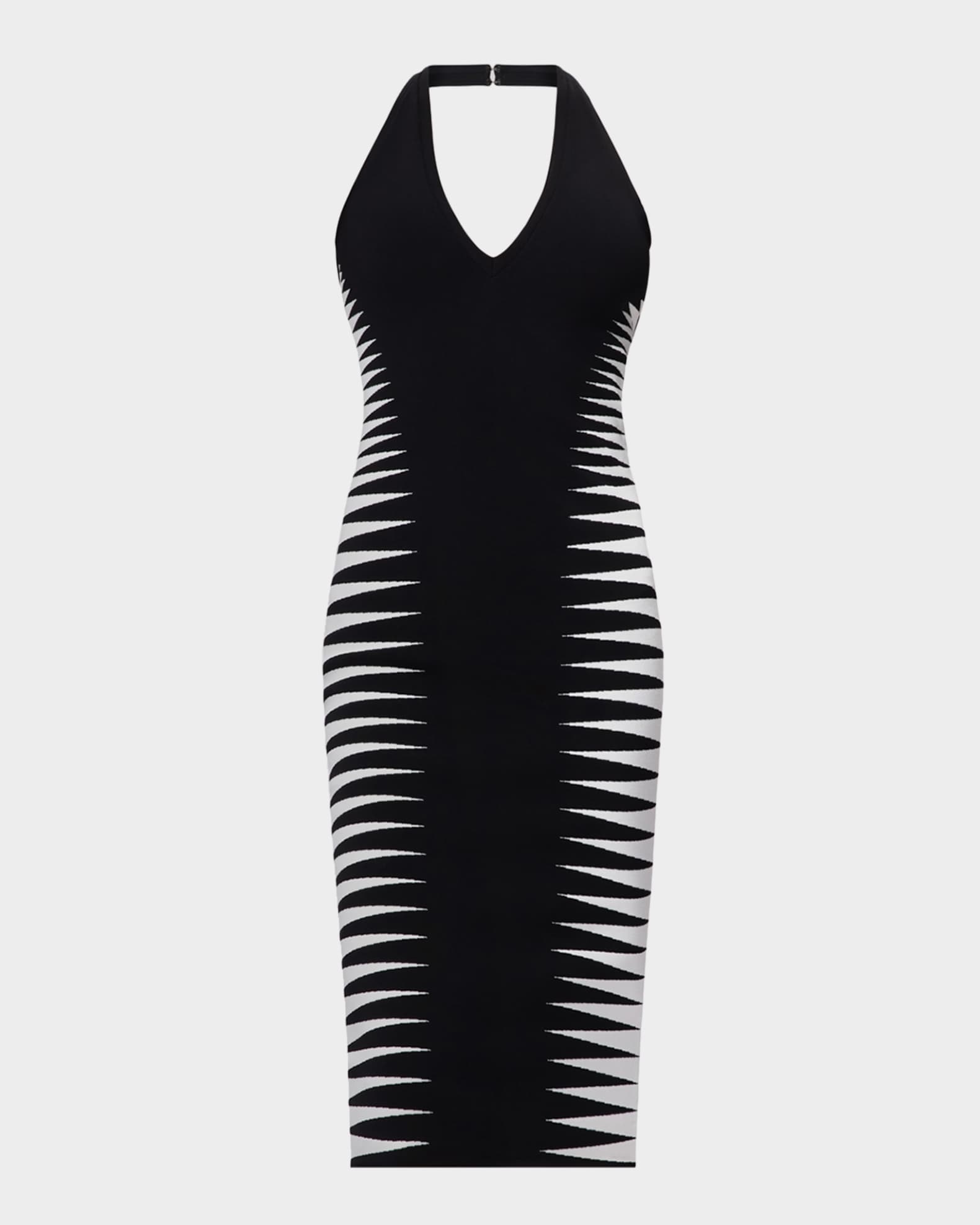basic dress black Gratuita Long Sleeve Rib Maxi Dress | Black | Womens main image 0