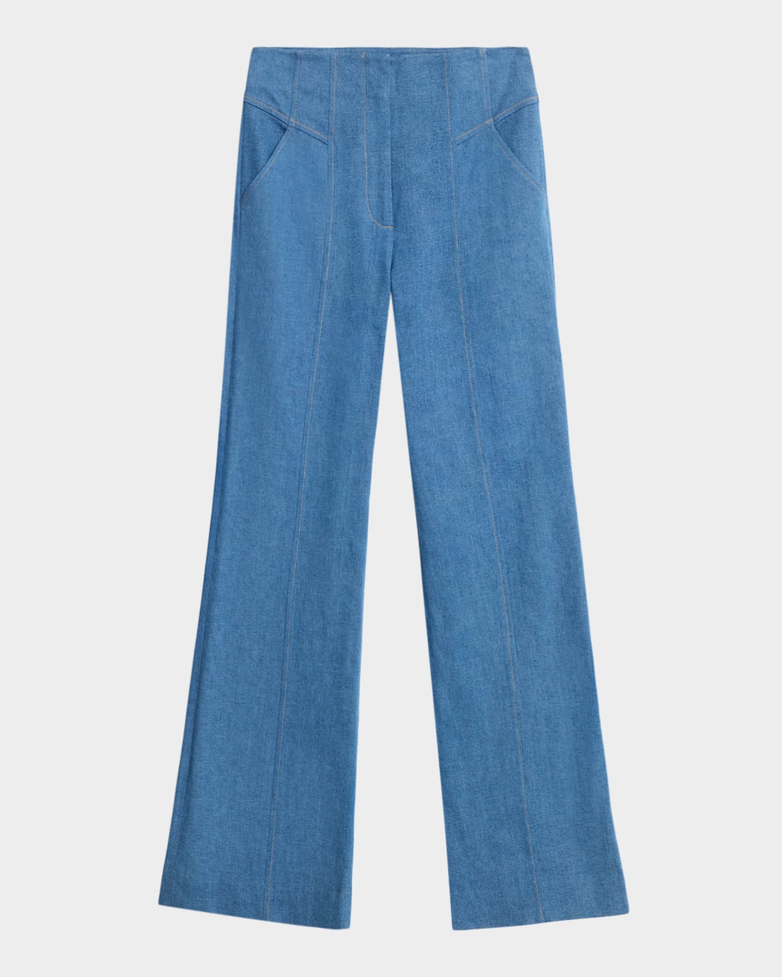 Veronica Beard Frenkle Denim Pants | Neiman Marcus