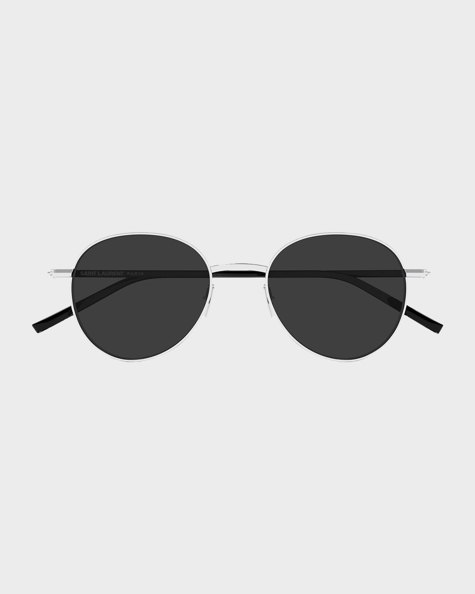 YSL 54mm round metal sunglasses Saint Laurent Round Metal Sunglasses - Bergdorf Goodman main image 4