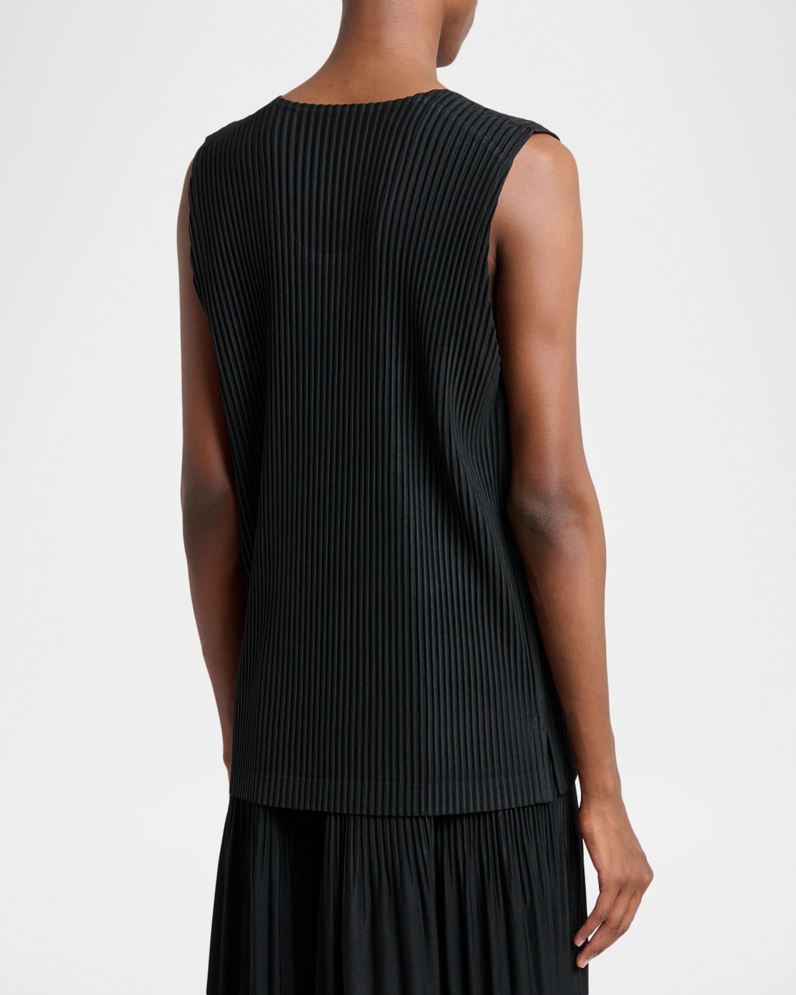 Homme Plisse Issey Miyake Men's June Pleated Slim Tank | Neiman Marcus