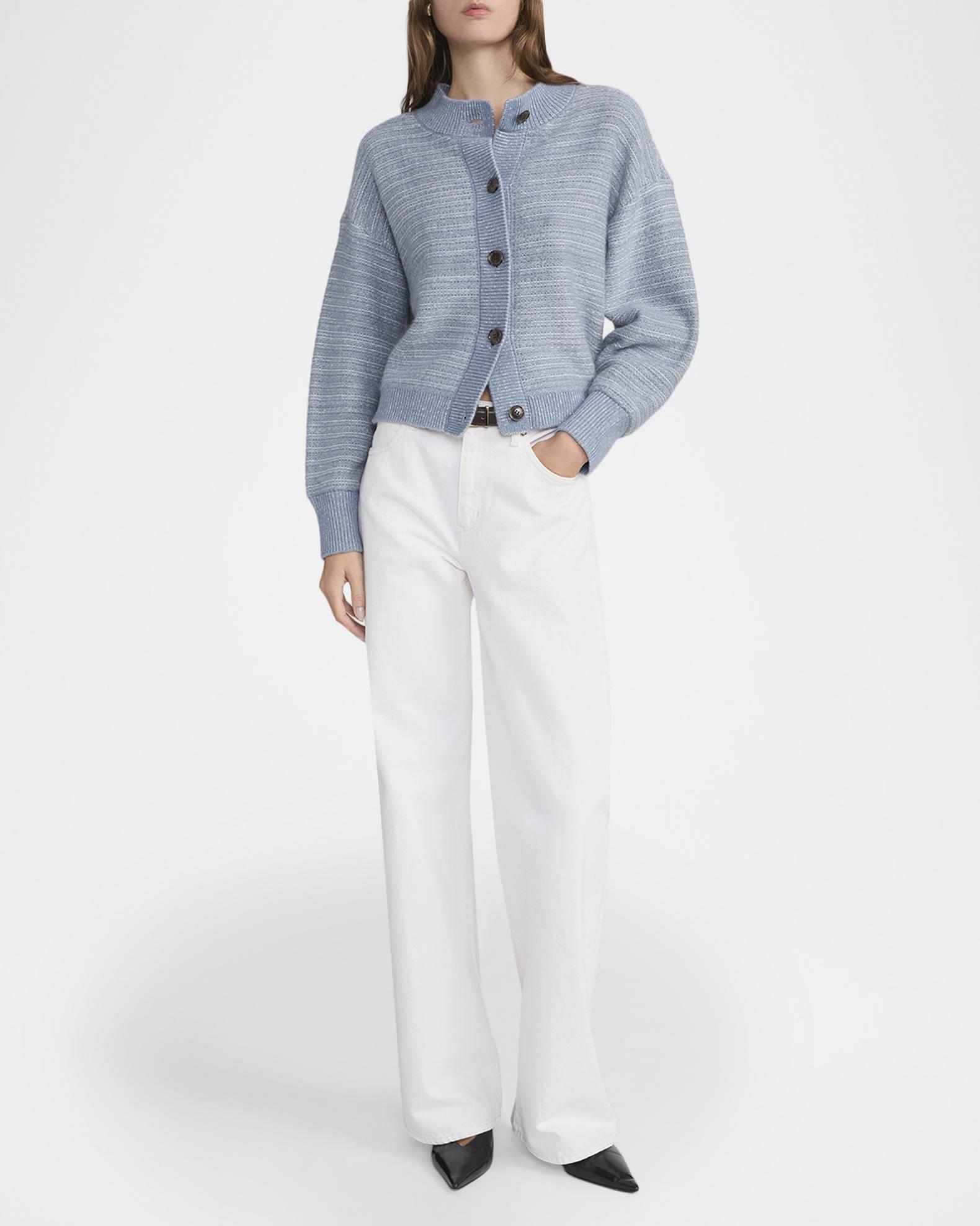 FRAME The Jacquard Femme Cardigan | Neiman Marcus