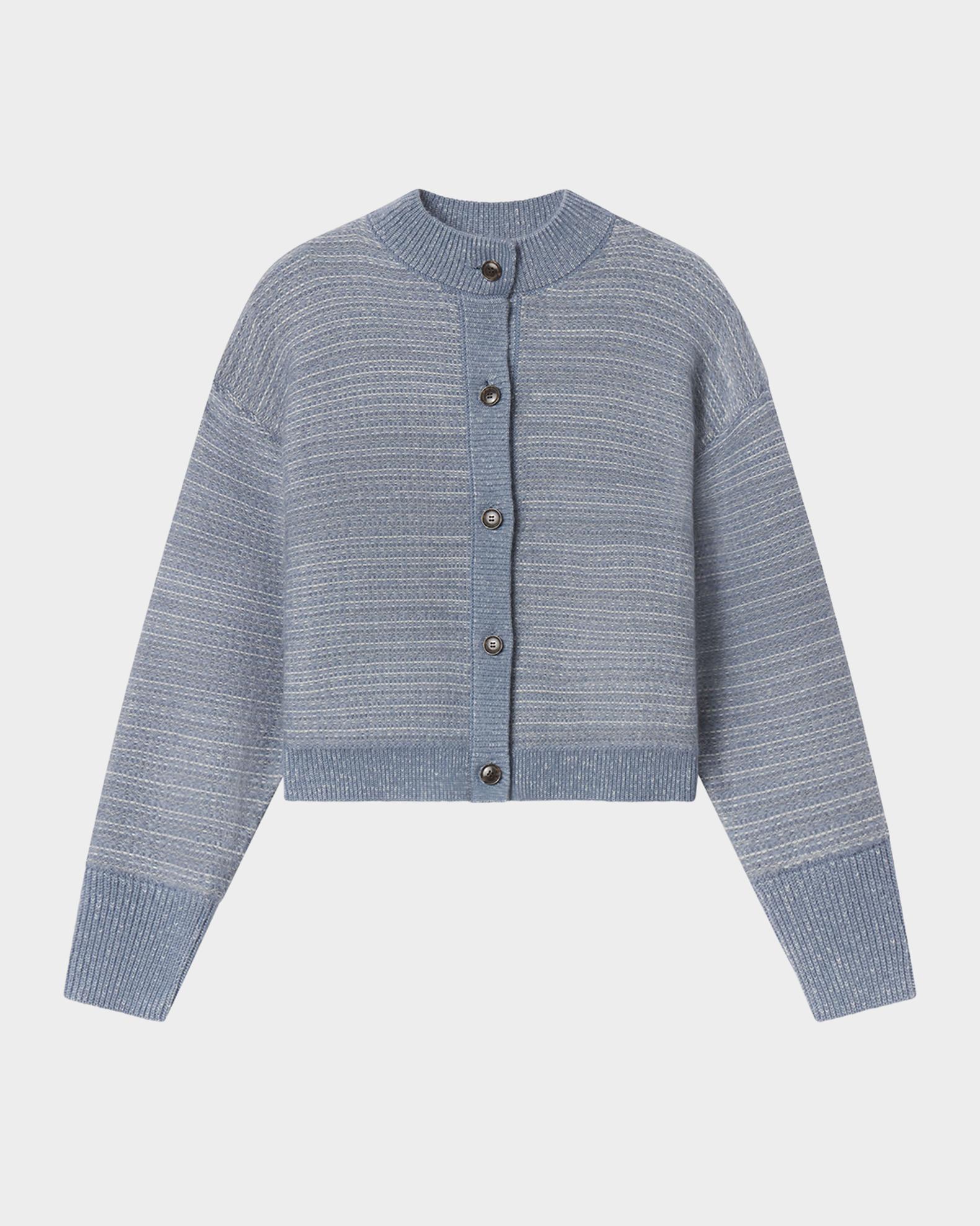 FRAME The Jacquard Femme Cardigan | Neiman Marcus