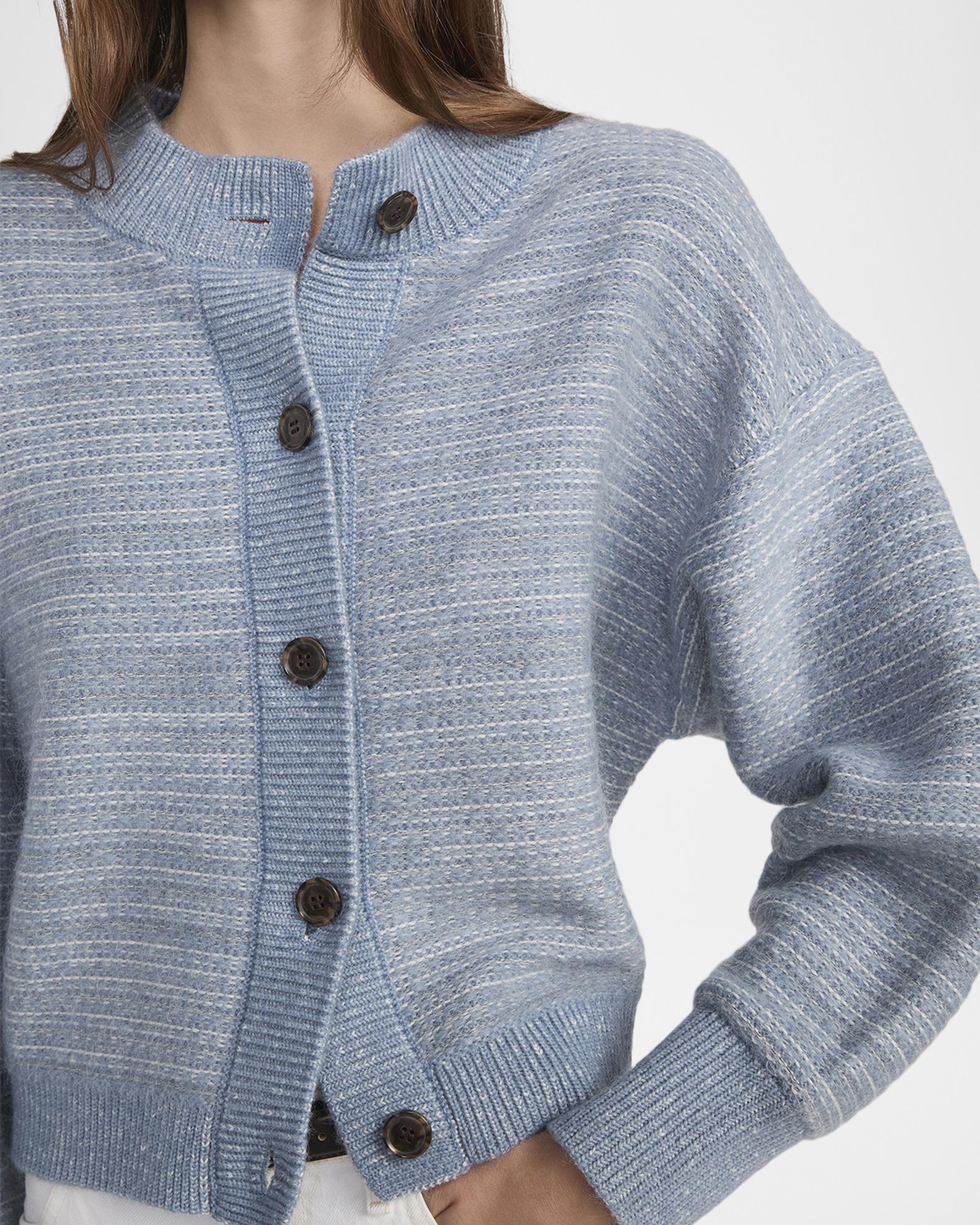 FRAME The Jacquard Femme Cardigan | Neiman Marcus