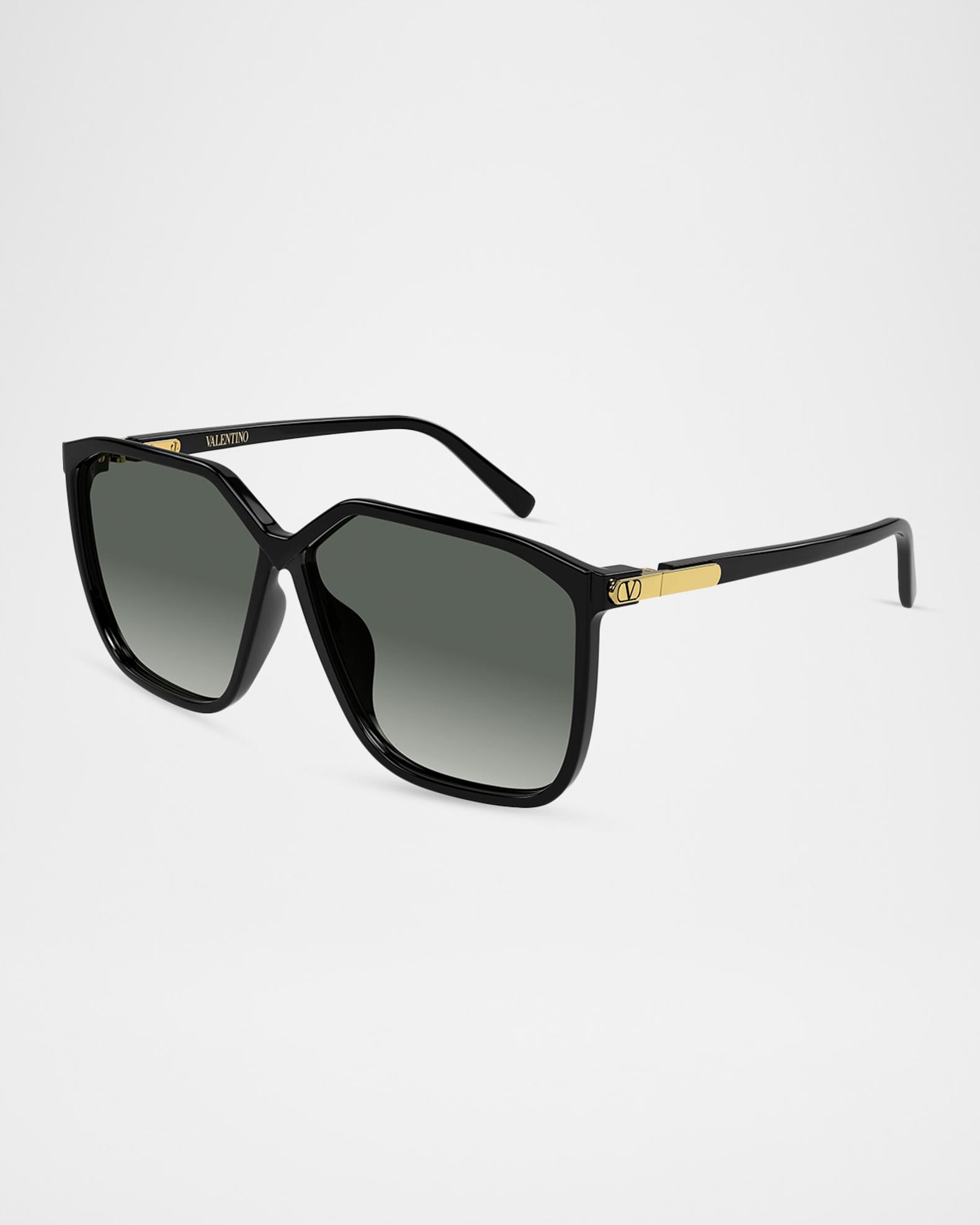 Valentino Garavani Vilouette 59mm Geometric Sunglasses | Neiman Marcus