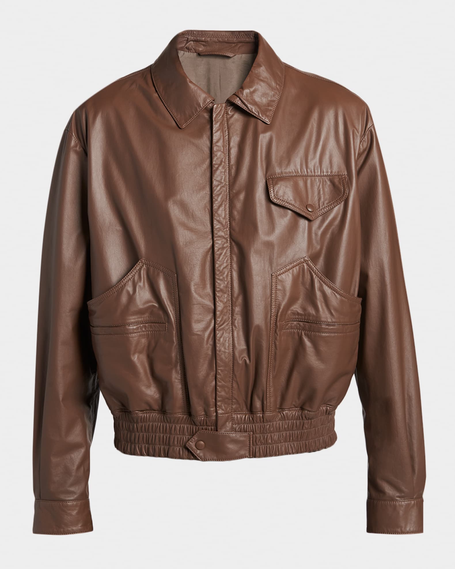 GIORGIO ARMANIマトンレザージャケット Leather jacket in black - Giorgio Armani | Mytheresa