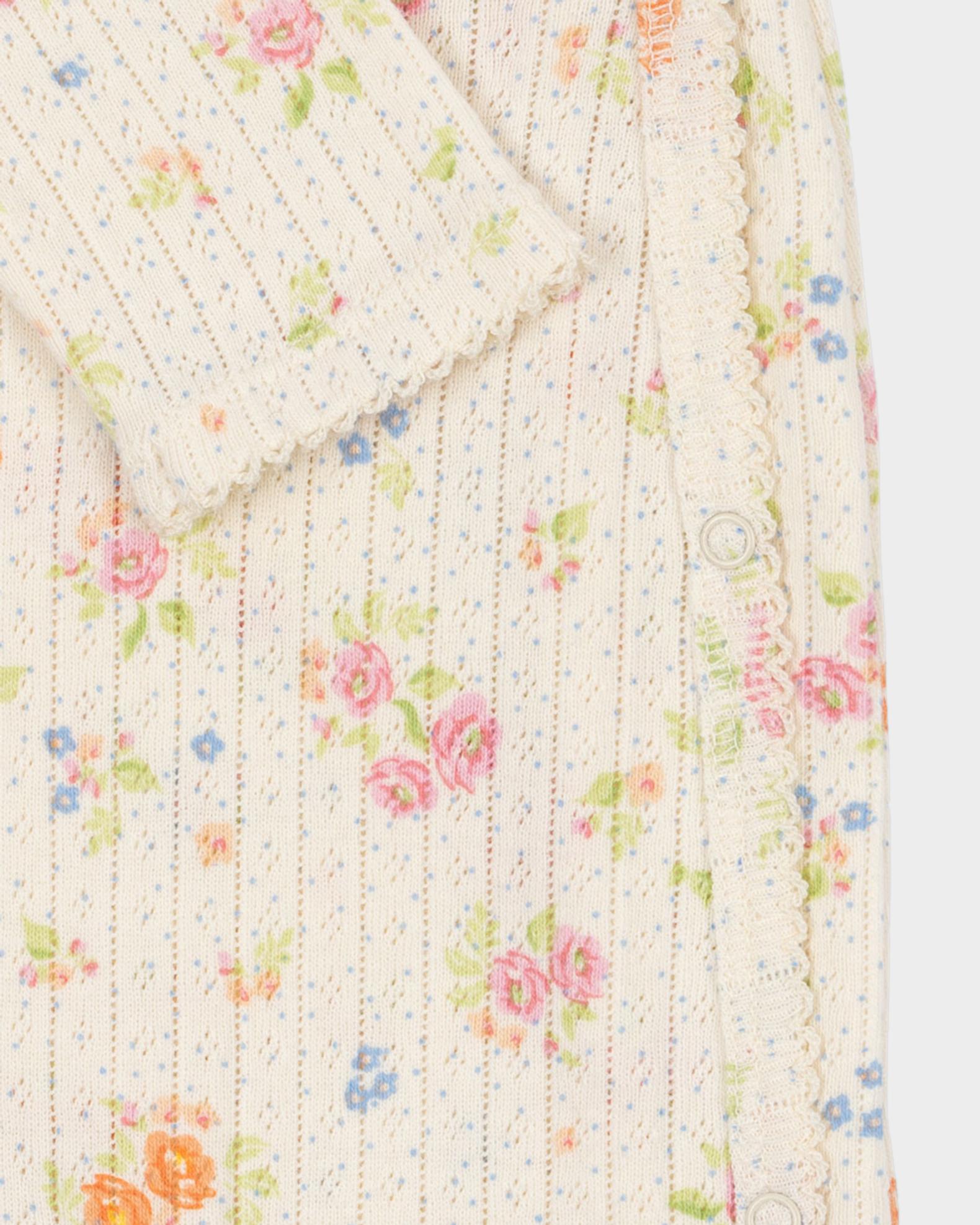 Konges Slojd Minnie Floral Cotton One-Piece Coverall, Size Preemie