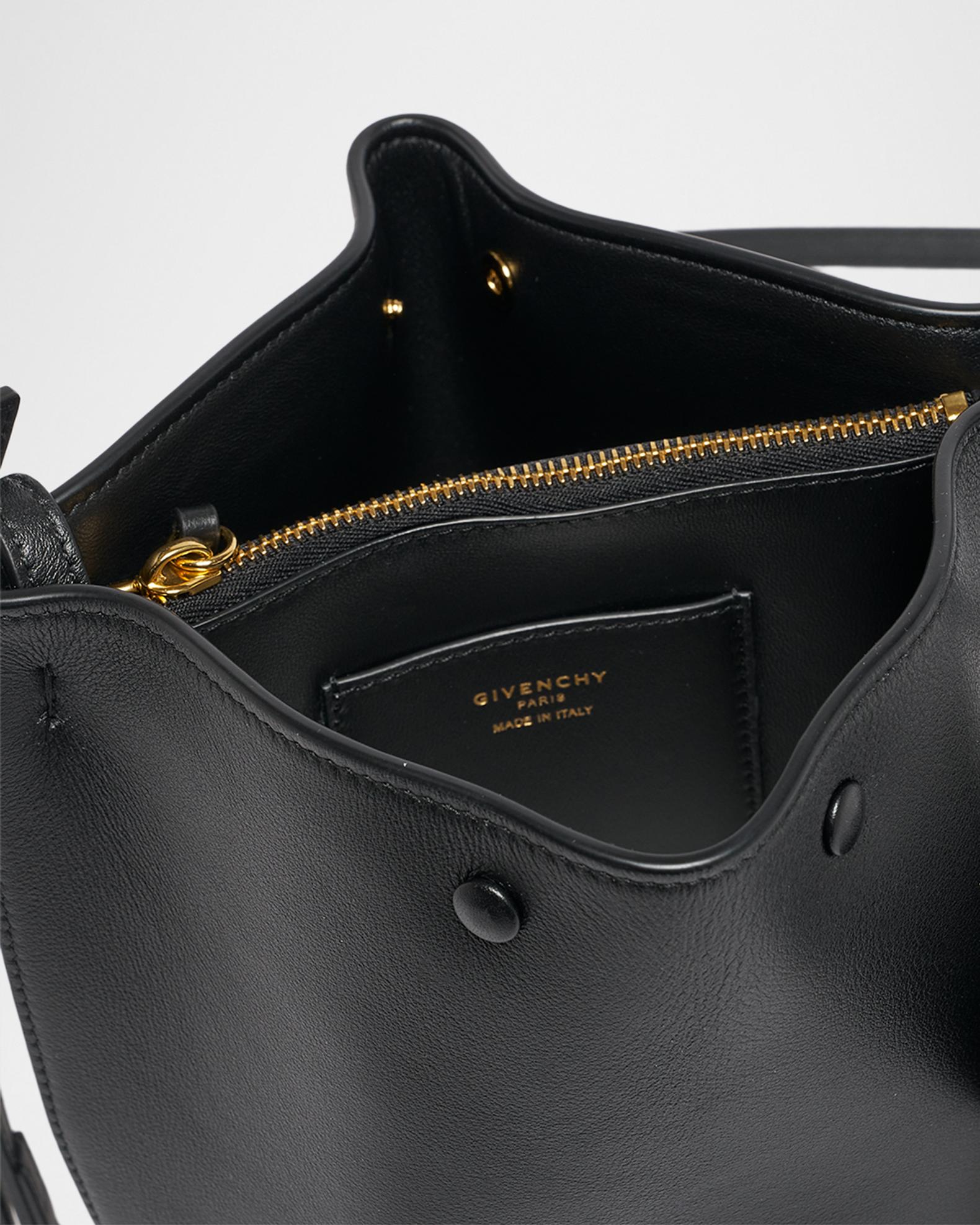 Givenchy Snap Nano Leather Bucket Crossbody Bag | Neiman Marcus