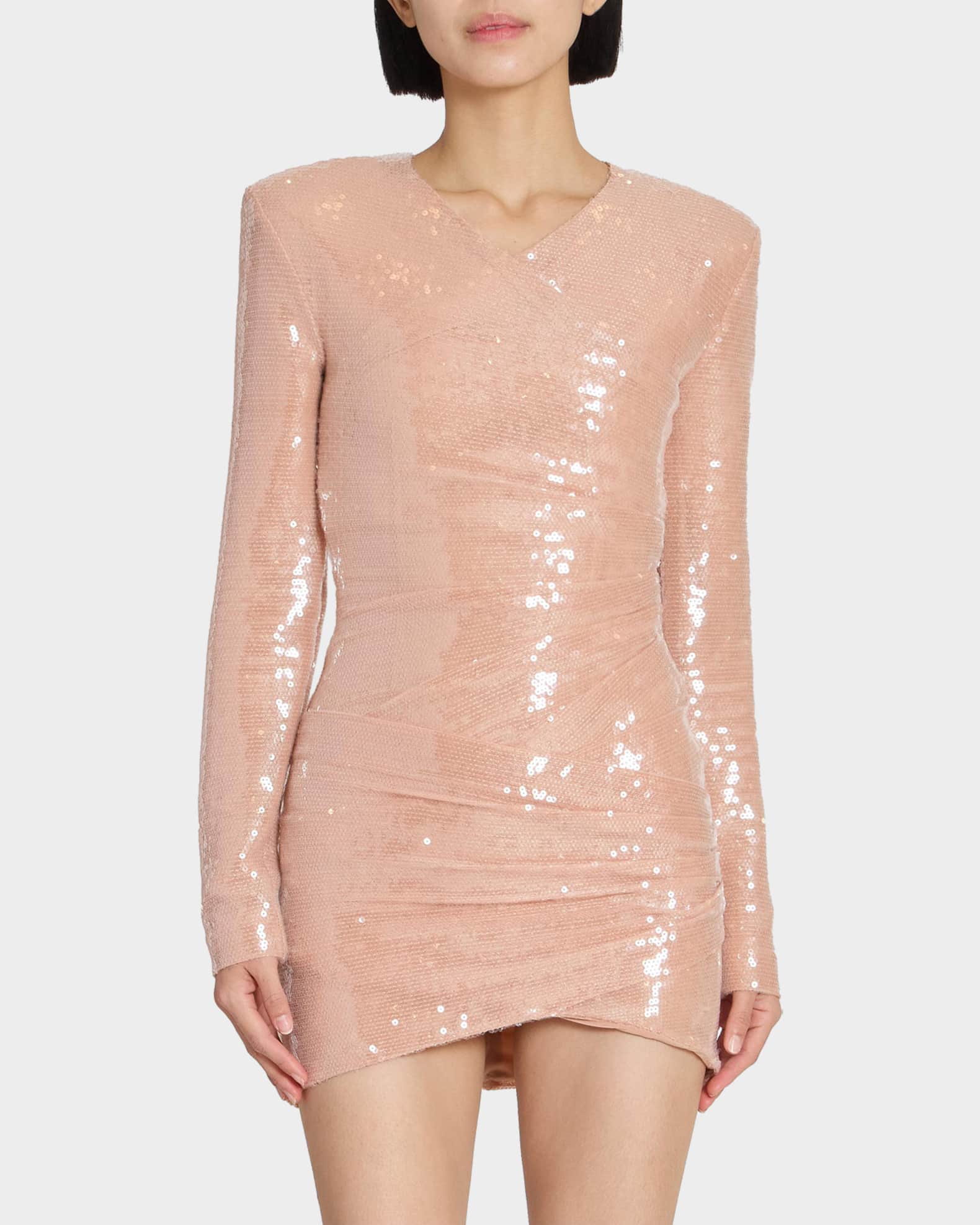 long sleeve metallic bodycon dress Everlane Mini Shift Dress, Stretch Linen, Bone, Size 2