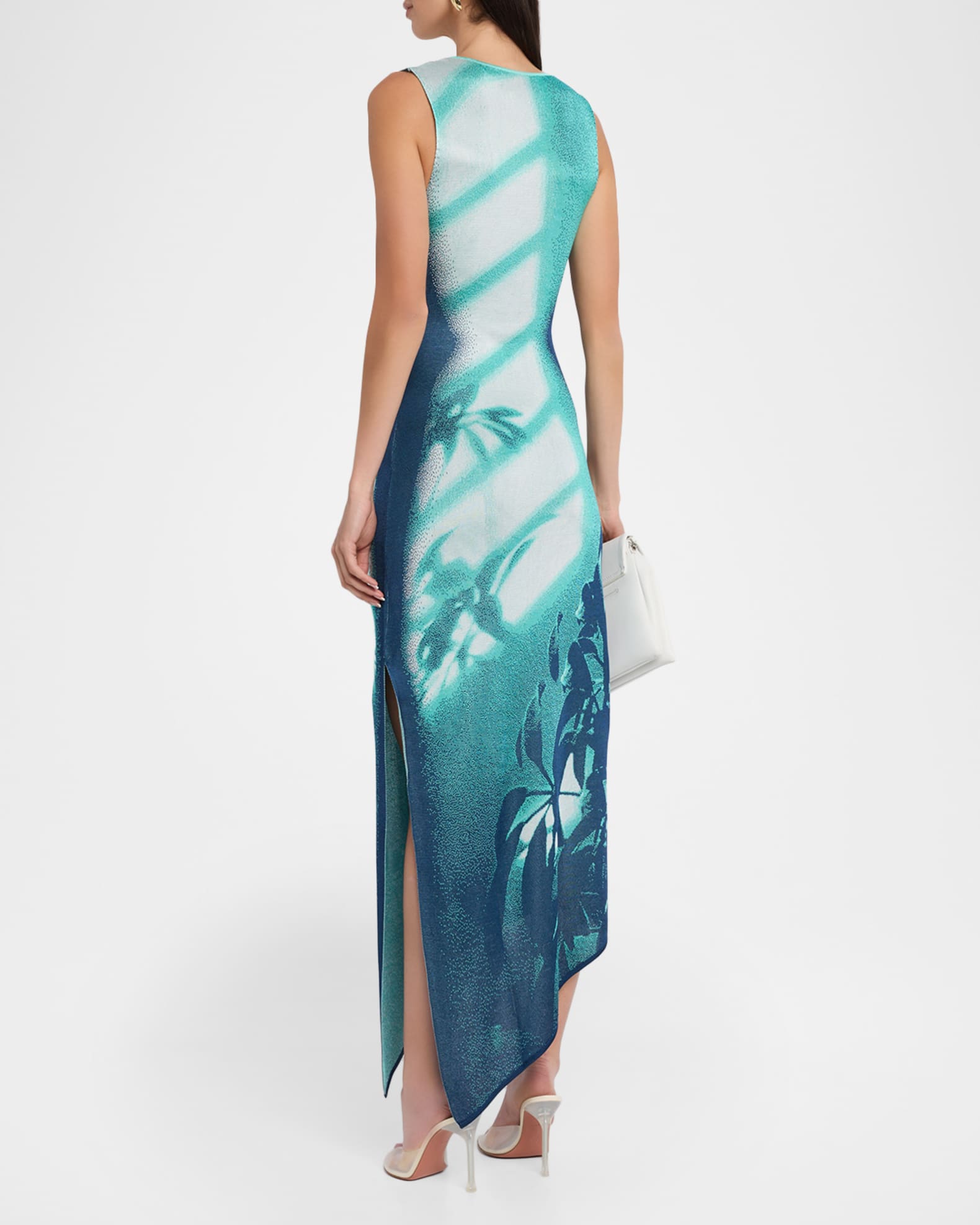 PH5 Cedar Window Print Asymmetric Maxi Dress | Neiman Marcus