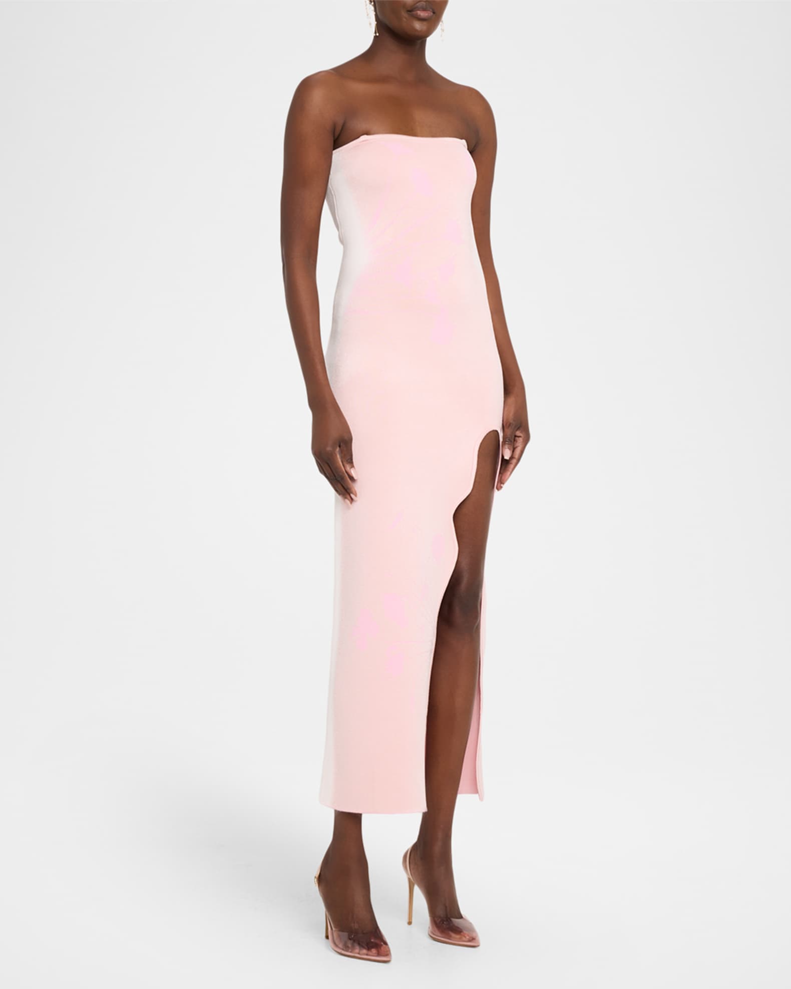 iris flared ponte maxi dress Iris Lace Bustier Maxi Dress main image 0