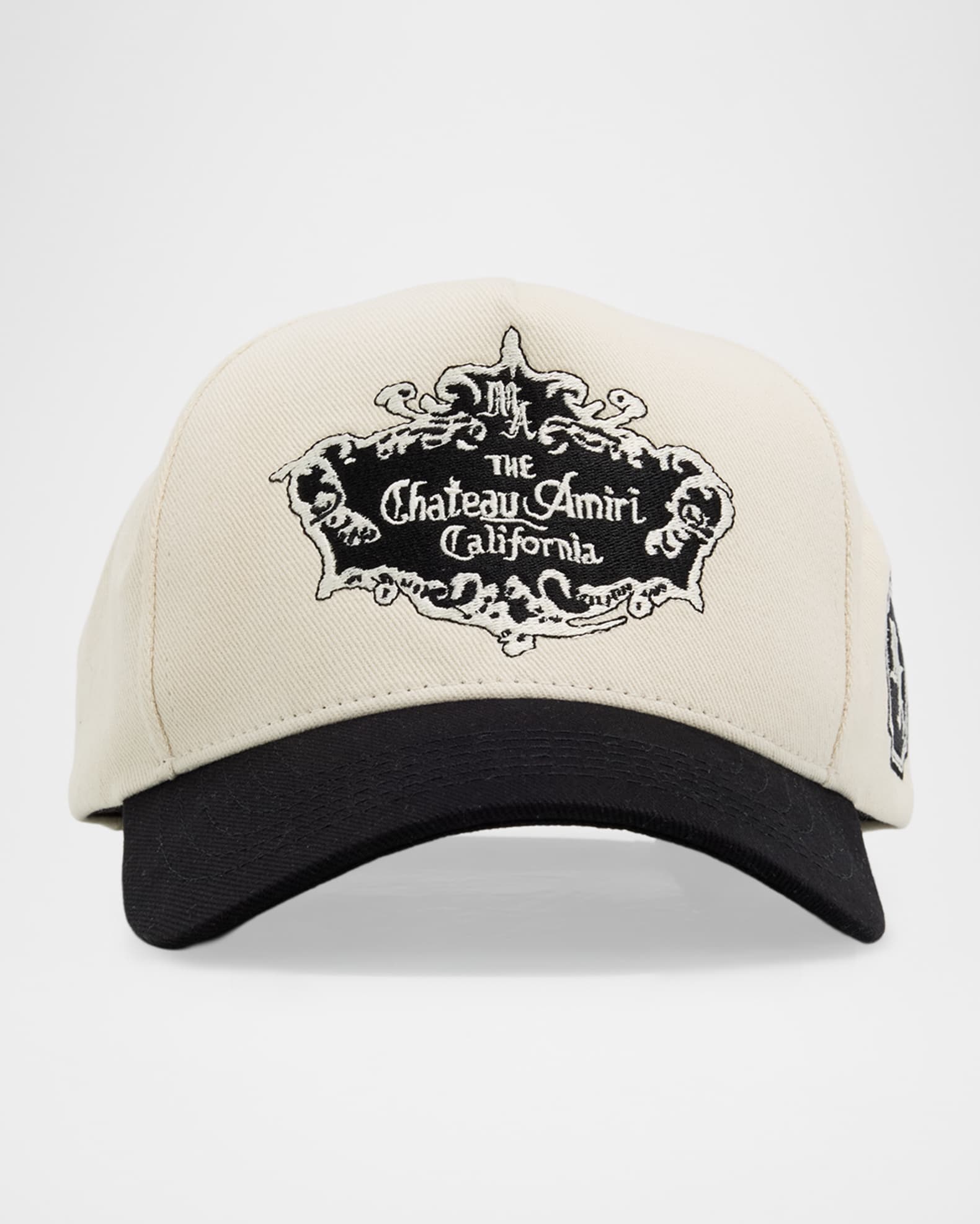 Amiri Men's Embroidered Chateau Crest Cotton Baseball Cap | Neiman
