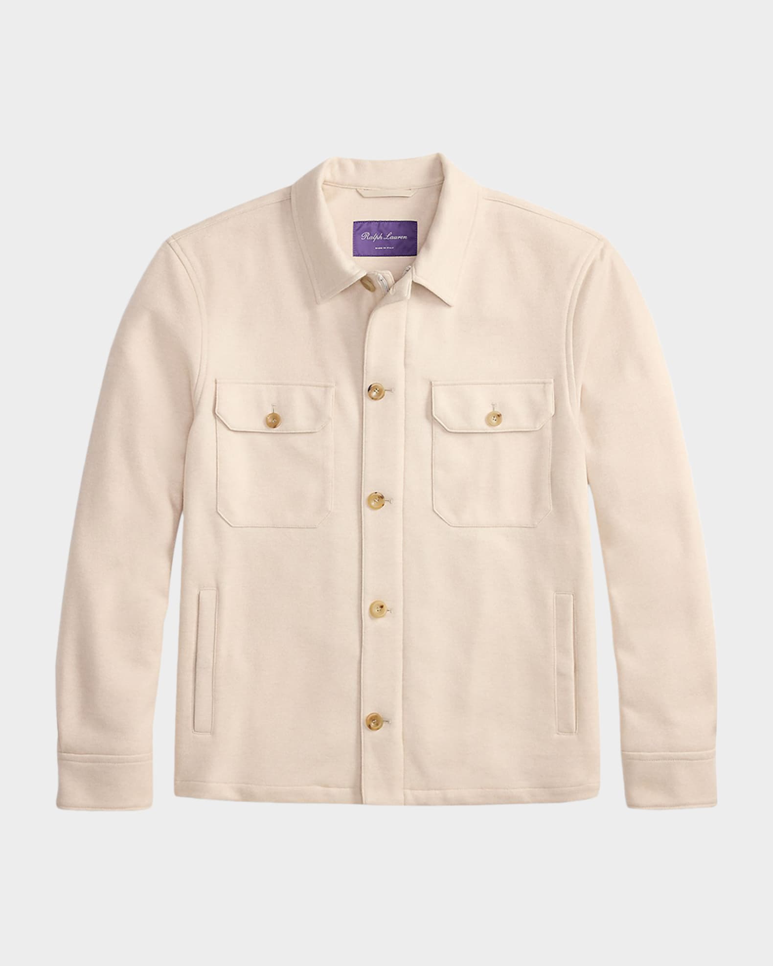 Ralph Lauren Purple Label Men's Double-Face Cashmere Blend Shirt