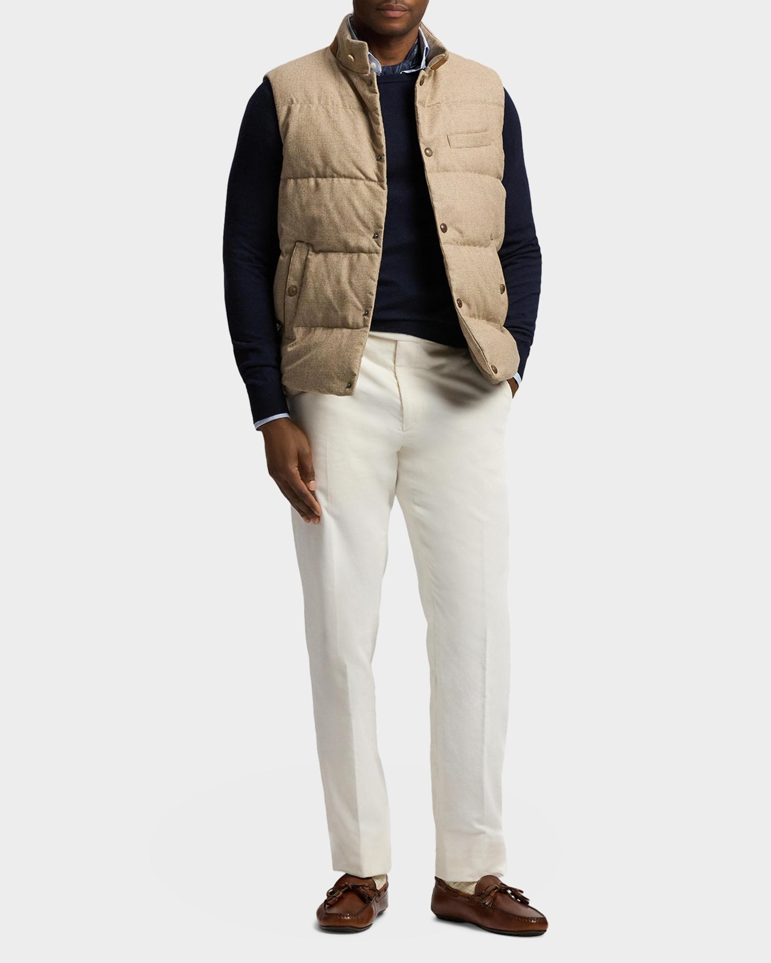 Ralph Lauren Purple Label Whitwell Plaid Wool Down Vest | Neiman
