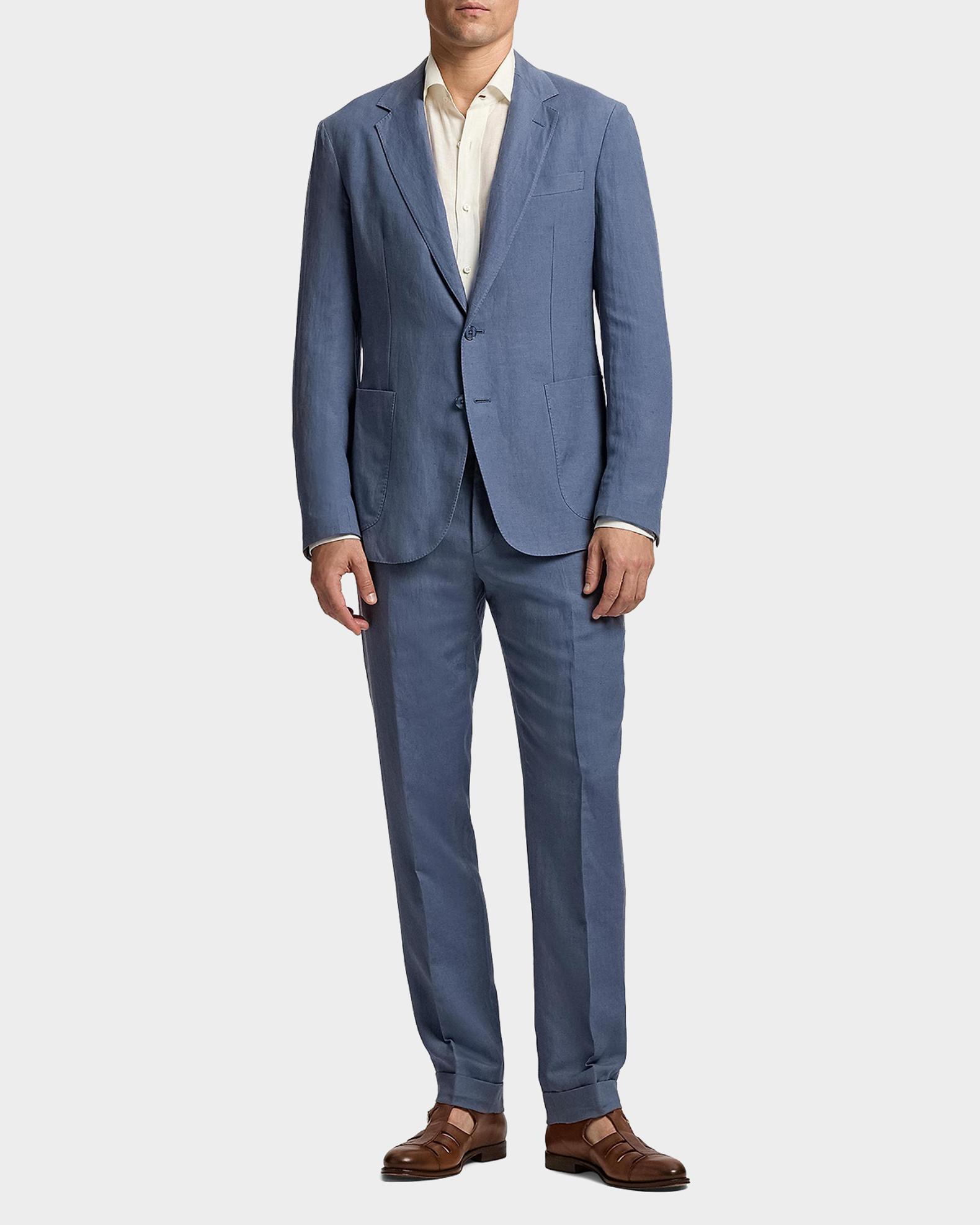 Ralph Lauren Purple Label Men's Hadley Hand-Tailored Silk-Linen