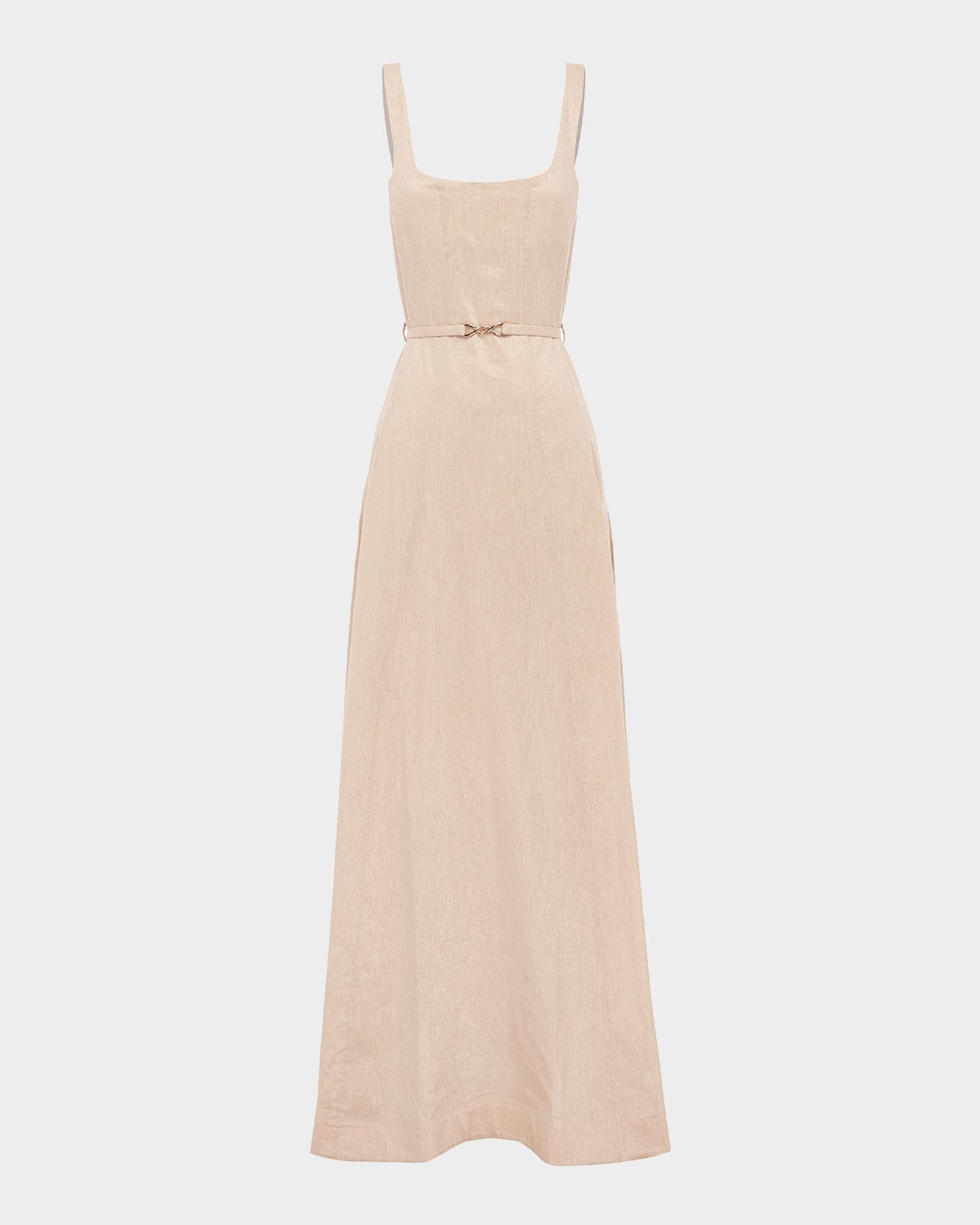 aqua blu claudette dress Aqua Blu Claudette Maxi Dress in Illuminee M / Illuminee