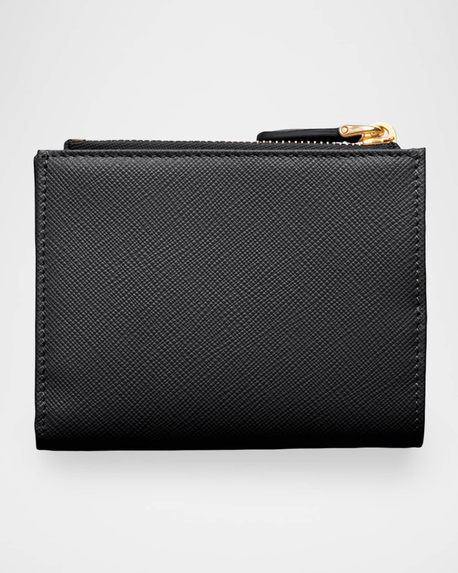 Prada Small Bifold Saffiano Leather Wallet | Neiman Marcus