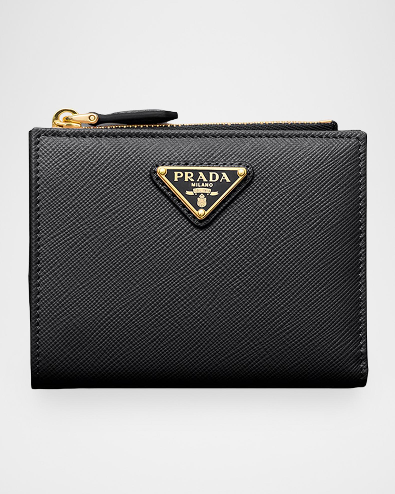 PRADA mini size wallet 財布 Prada Small Bifold Saffiano Leather Wallet | Neiman Marcus