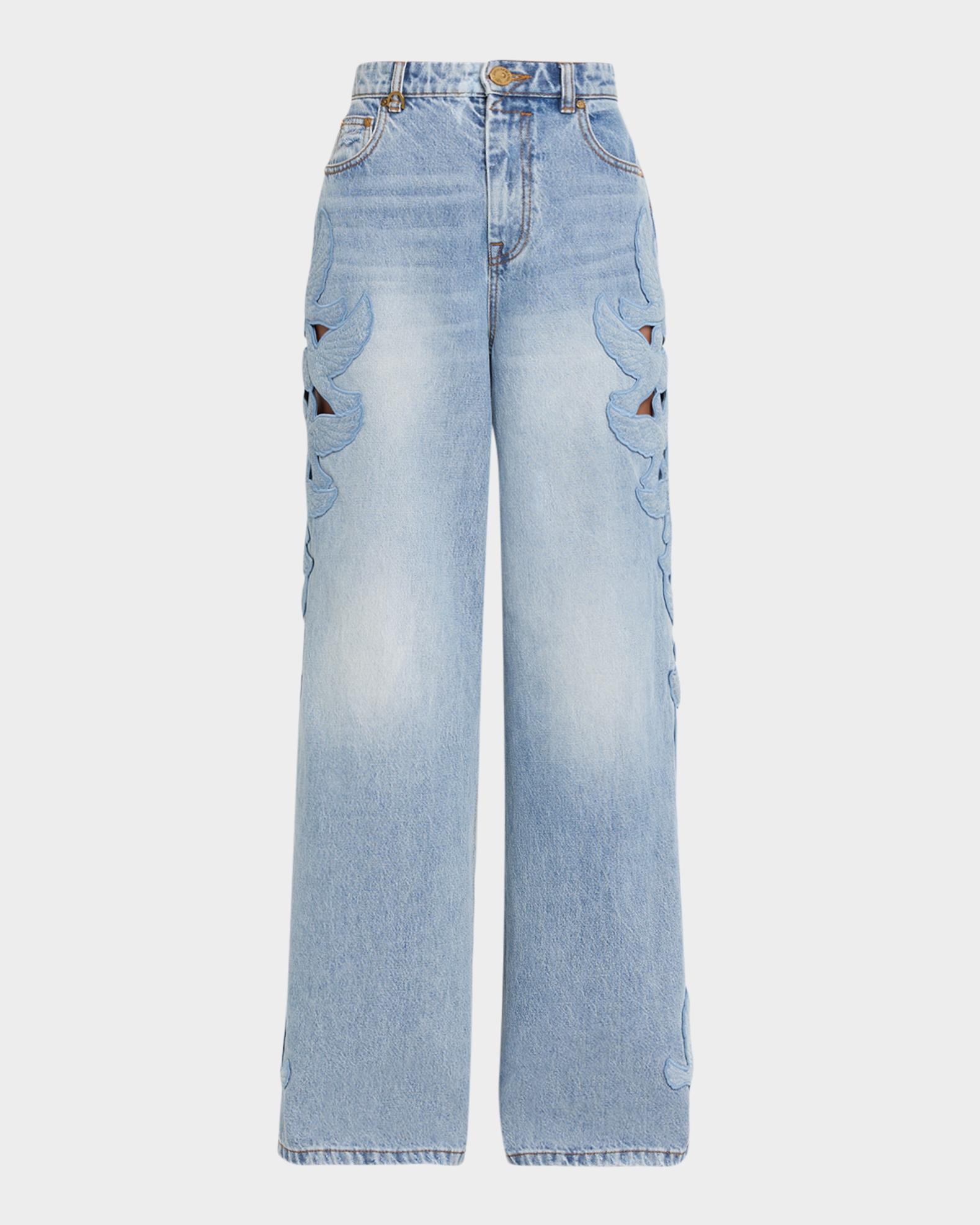 Ralph Lauren flare denim ベルボトム 刺繍 Ralph Lauren flare denim